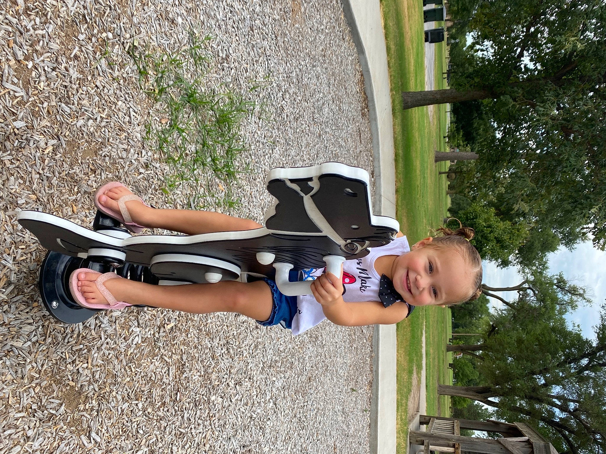 Amalia joined the competition — help win amazing prizes! baby, bicycle_handlebar, elbow, electric_blue, fun, grass, human_leg, joy, knee, leisure, person, personal_protective_equipment, plant, recreation, thigh, toddler, tree