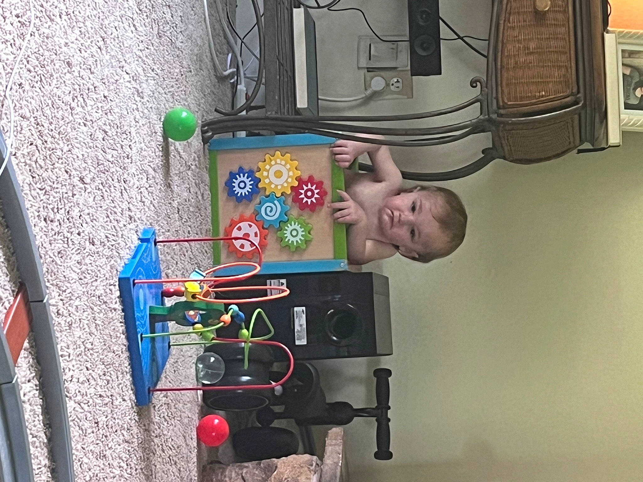 Cai joined the competition — help win amazing prizes! art, audio_equipment, baby, child, door, electrical_supply, electrical_wiring, electronic_device, electronics, fun, gas, machine, paint, person, play, room, t_shirt, toddler, toy, visual_arts