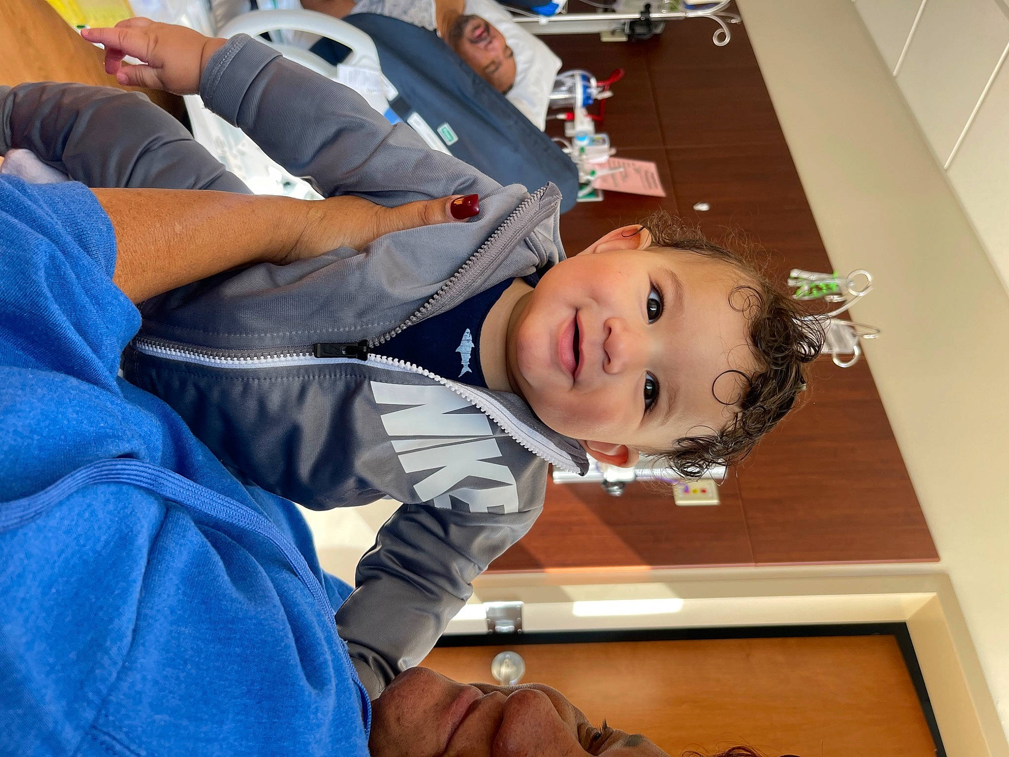 Damian Noah Gomez joined the competition — help win amazing prizes! arm, baby, baby_toddler_clothing, child, comfort, electric_blue, fun, happy, hat, joy, person, room, sitting, smile, tie, toddler, watch, wood