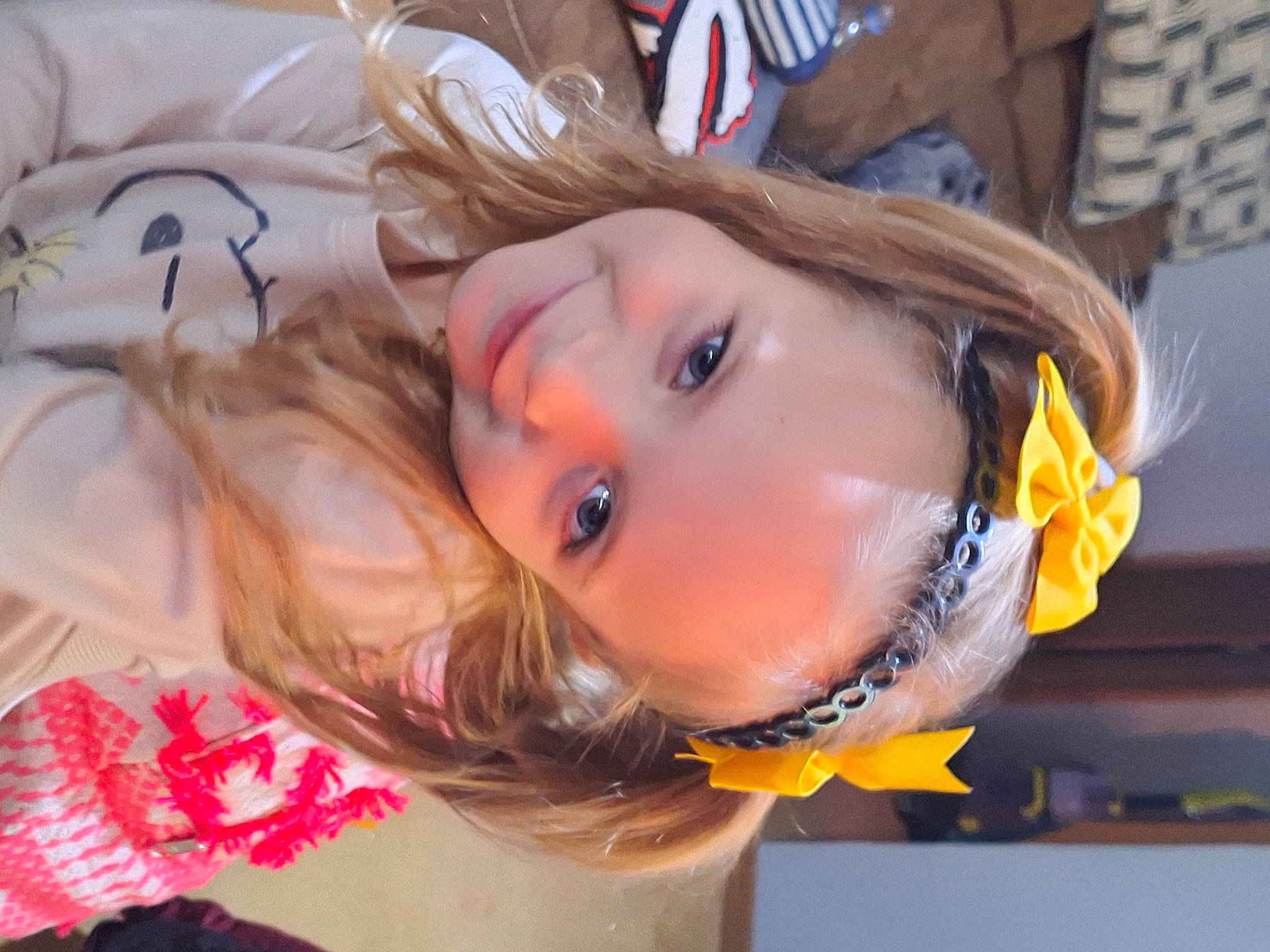 Zoei joined the competition — help win amazing prizes! brown_hair, chair, cheek, child, ear, eyebrow, eyelash, fashion_accessory, fun, hair_coloring, happy, iris, joy, lip, long_hair, mouth, nose, person, portrait_photography, smile