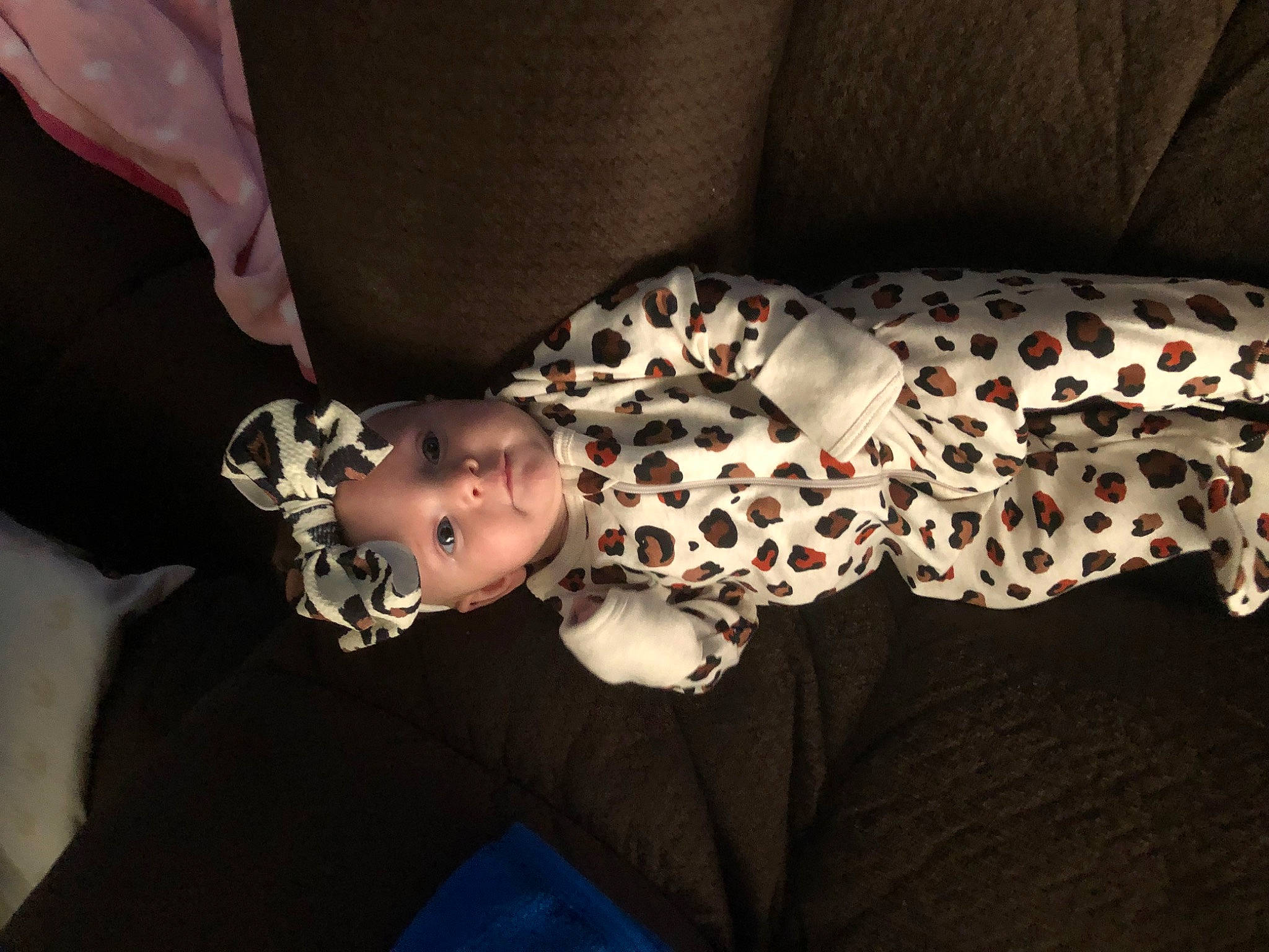 Belle is registered to the contest to win money with this photo: baby_toddler_clothing, child, comfort, day_dress, flooring, fun, fur, headwear, human_leg, linens, pattern, person, room, sleeve, thigh, toddler, vertebrate