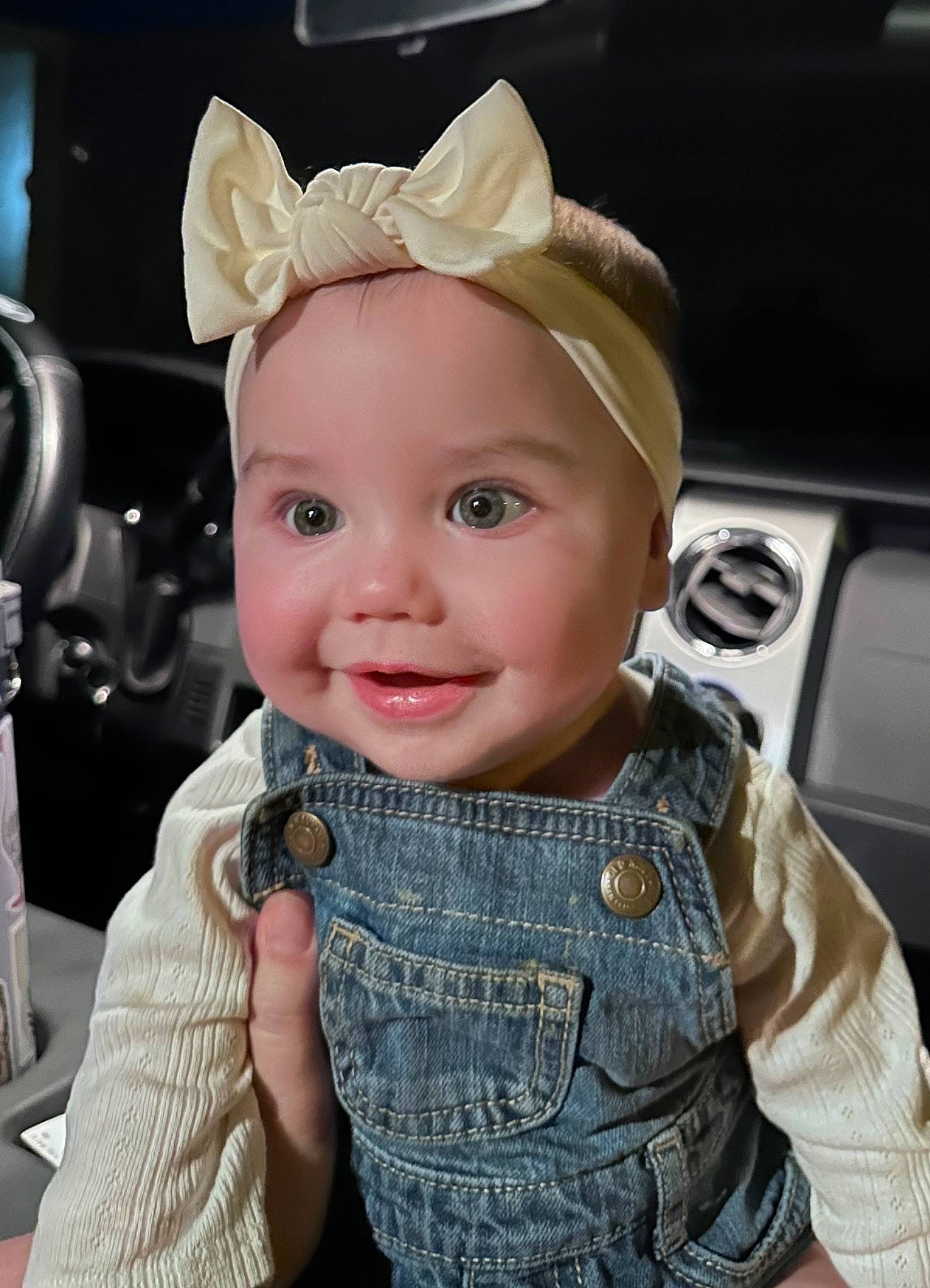 Lennon joined the competition — help win amazing prizes! baby, baby_toddler_clothing, car_seat, cheek, child, costume_hat, ear, face, fashion_accessory, fun, hand, happy, headgear, headpiece, headwear, joy, outerwear, person, skin, sleeve