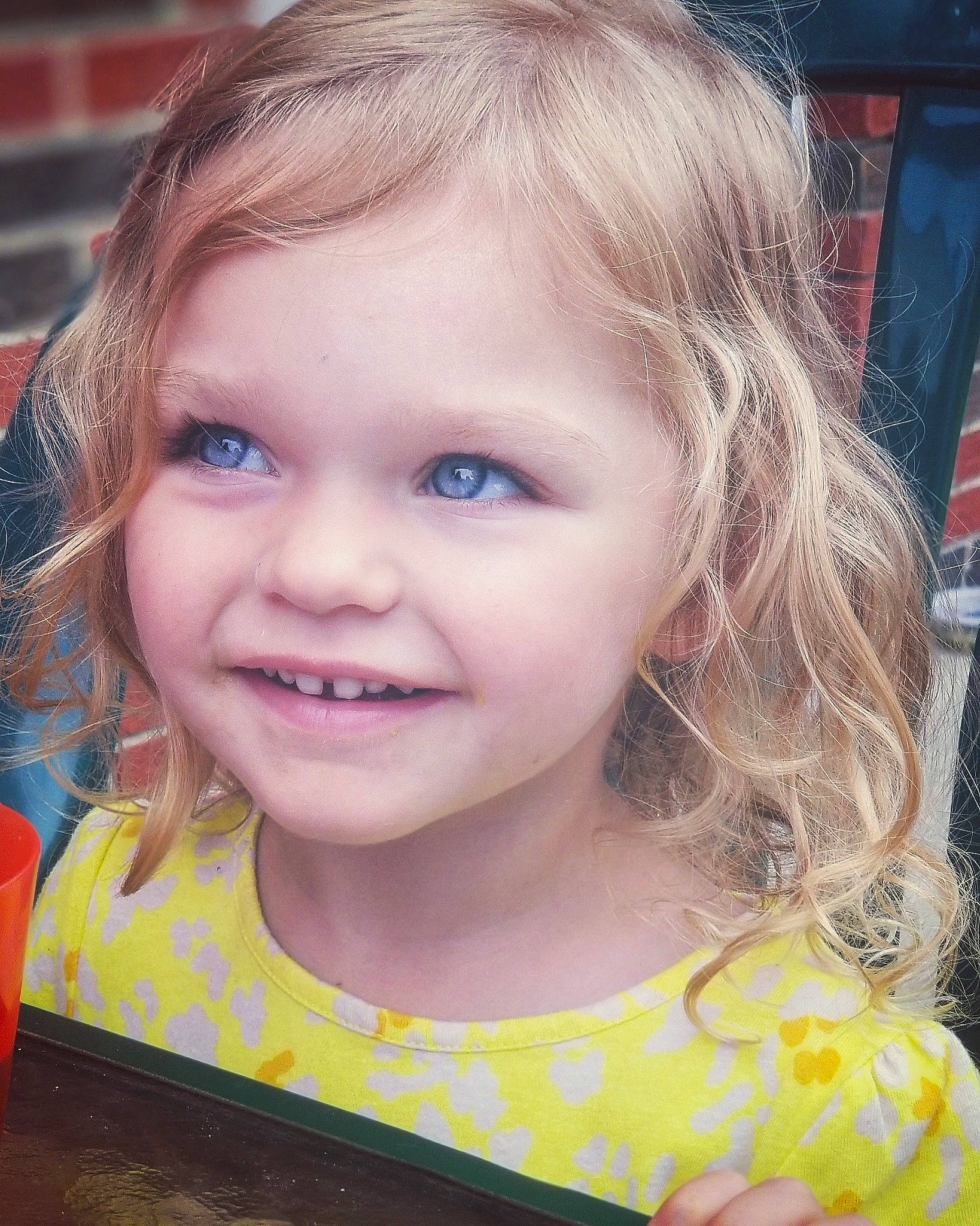 Selah is registered to the contest to win money with this photo: beauty, blond, brown_hair, cheek, child, child_model, chin, eye, eyebrow, face, facial_expression, forehead, hair, hairstyle, head, joy, lip, nose, organ, person