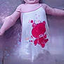 baby, child, smiling, happy, teddy_bear, dress, clothing, infant, portrait, cute, person, face, laughing, lying_down, pink, white, red, background, texture, indoors