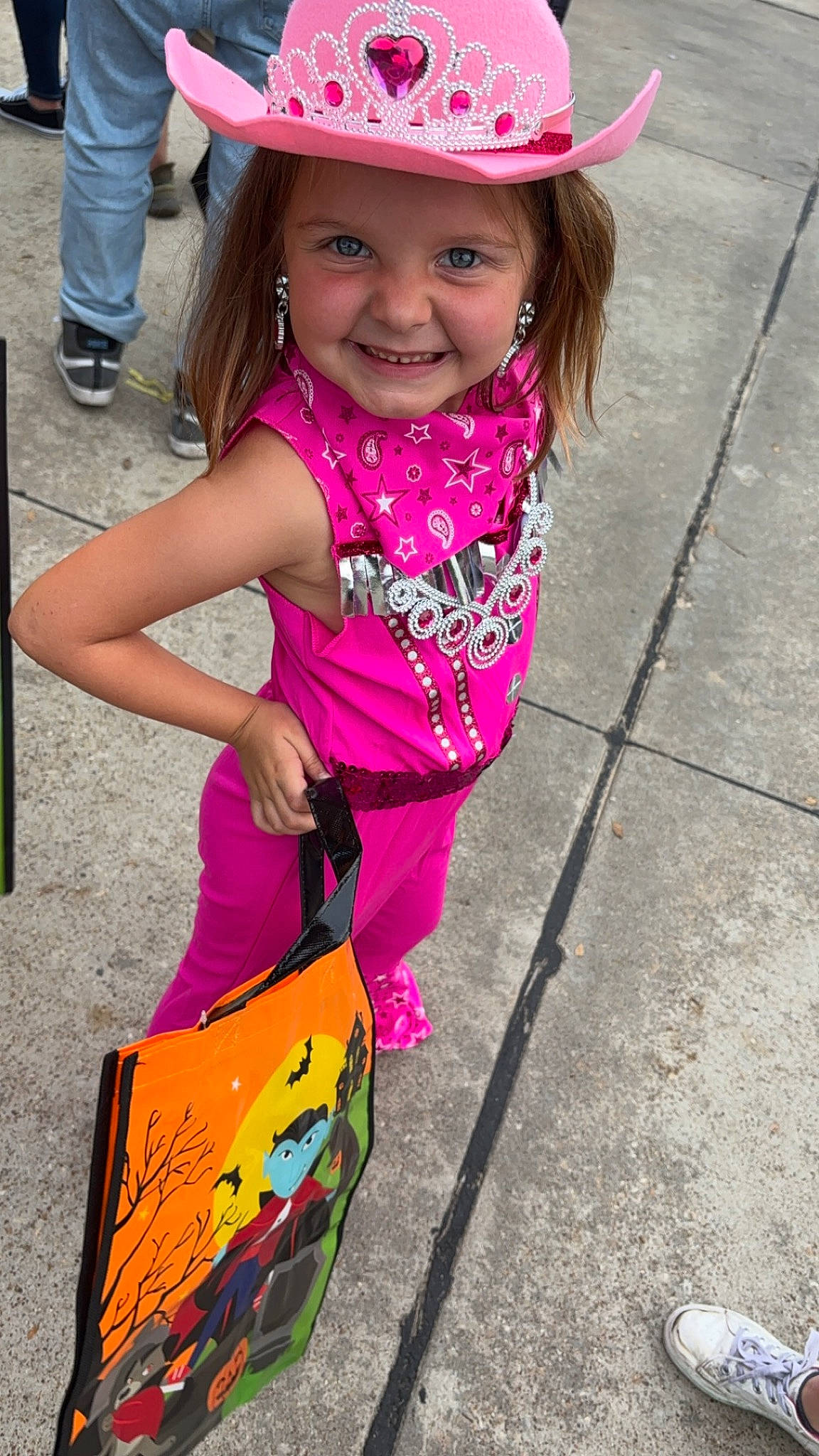 Presley joined the competition — help win amazing prizes! beauty, cap, child, clothing, face, facial_expression, fun, happy, headwear, helmet, joy, magenta, person, photograph, pink, public_space, purple, recreation, red, smile