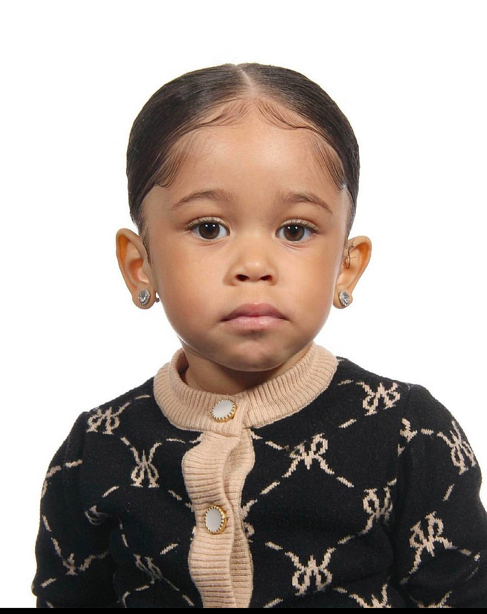 Aiyana joined the competition — help win amazing prizes! baby, baby_toddler_clothing, cheek, child, collar, eyebrow, eyelash, fashion_accessory, flash_photography, happy, iris, jewellery, neck, no_expression, nose, pattern, person, portrait, portrait_photography, sleeve