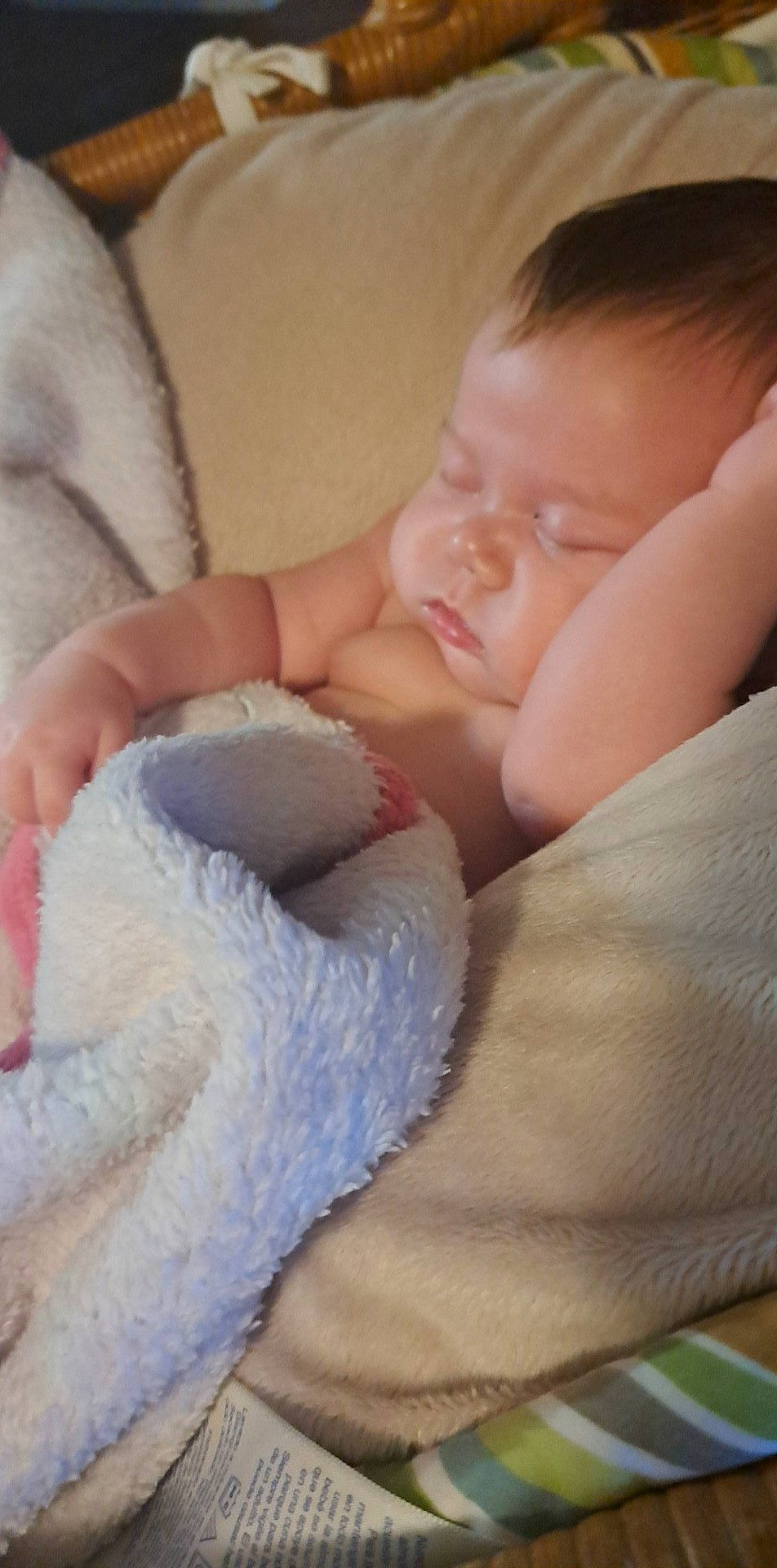 Harley is registered to the contest to win money with this photo: abdomen, arm, baby, baby_sleeping, baby_toddler_clothing, cheek, comfort, ear, eyebrow, eyelash, finger, gesture, human_body, iris, nail, nose, person, skin, textile, thumb
