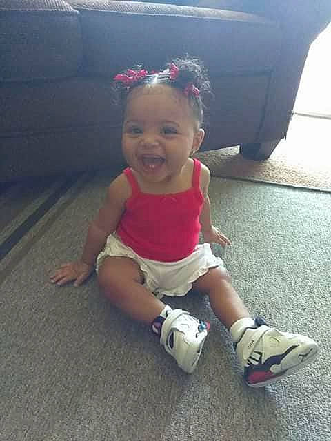 Jayla joined the competition — help win amazing prizes! arm, child, cool, day, fun, girl, headgear, infant, joint, leg, person, pink, play, product, shoe, sitting, skin, smile, toddler, vacation