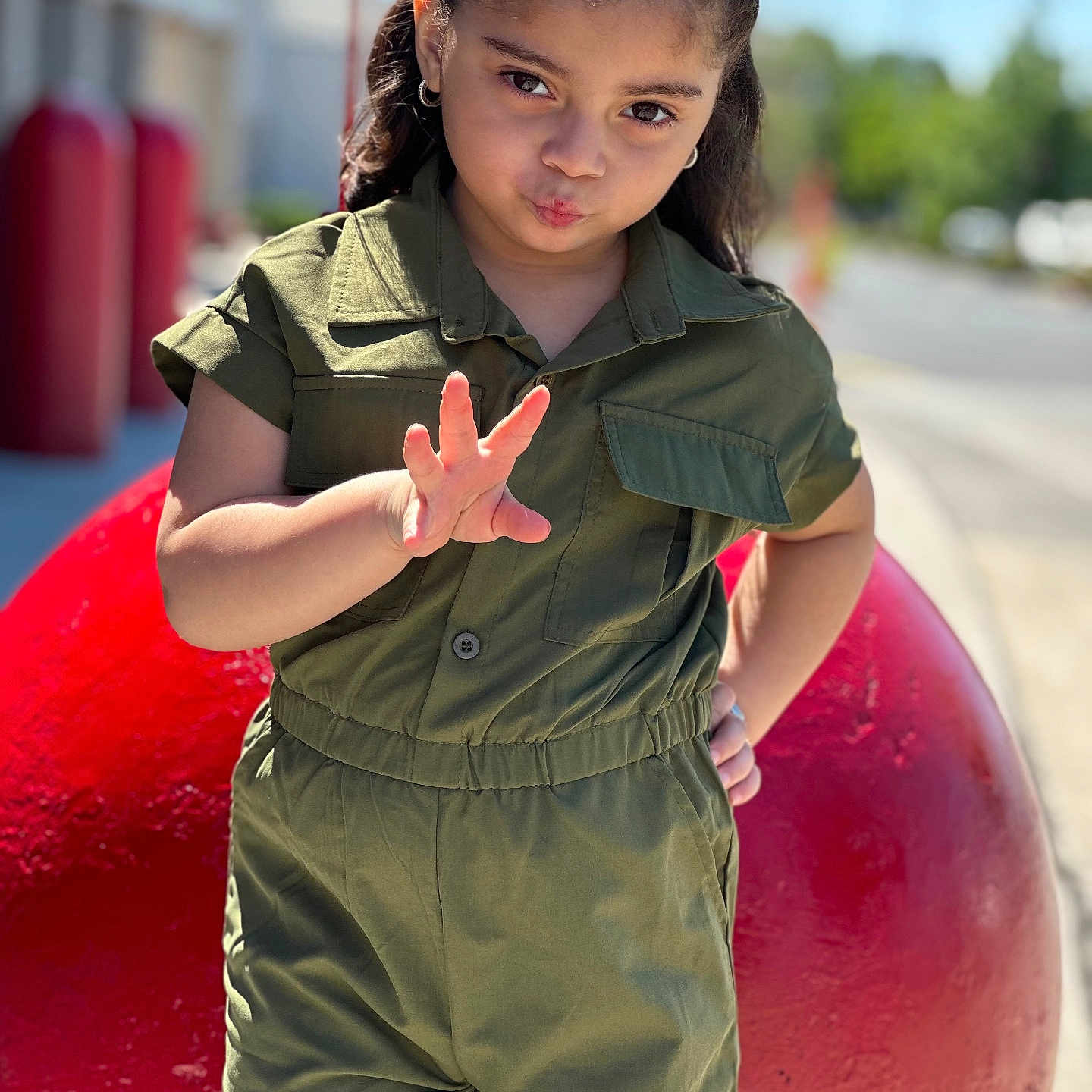 Nayalin joined the competition — help win amazing prizes! army, bodypart, child, clothing, face, female, finger, girl, hand, head, military, militaryuniform, person, police, shorts, sleeve, soldier