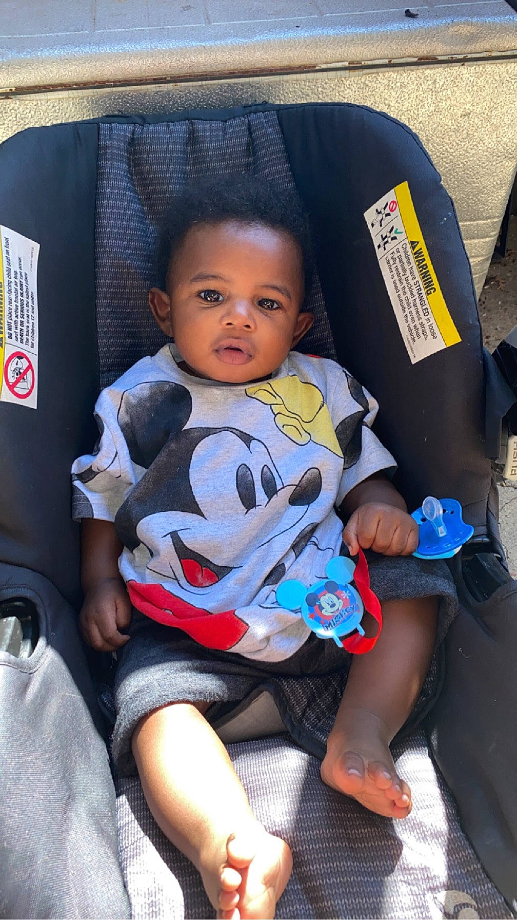 Hezekiah joined the competition — help win amazing prizes! auto_part, baby, baby_carriage, baby_products, car_seat, car_seat_cover, carmine, child, comfort, doll, electric_blue, fashion_accessory, knee, lap, person, personal_protective_equipment, plastic, sitting, thigh, toddler