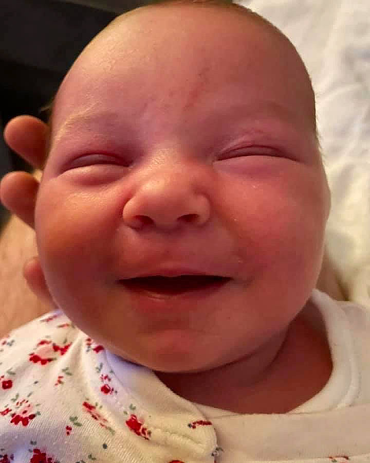 Daisy-may joined the competition — help win amazing prizes! baby, cheek, chin, ear, eyebrow, eyelash, face, forehead, gesture, happy, head, iris, lip, mouth, nose, person, pink, skin, smile, toddler