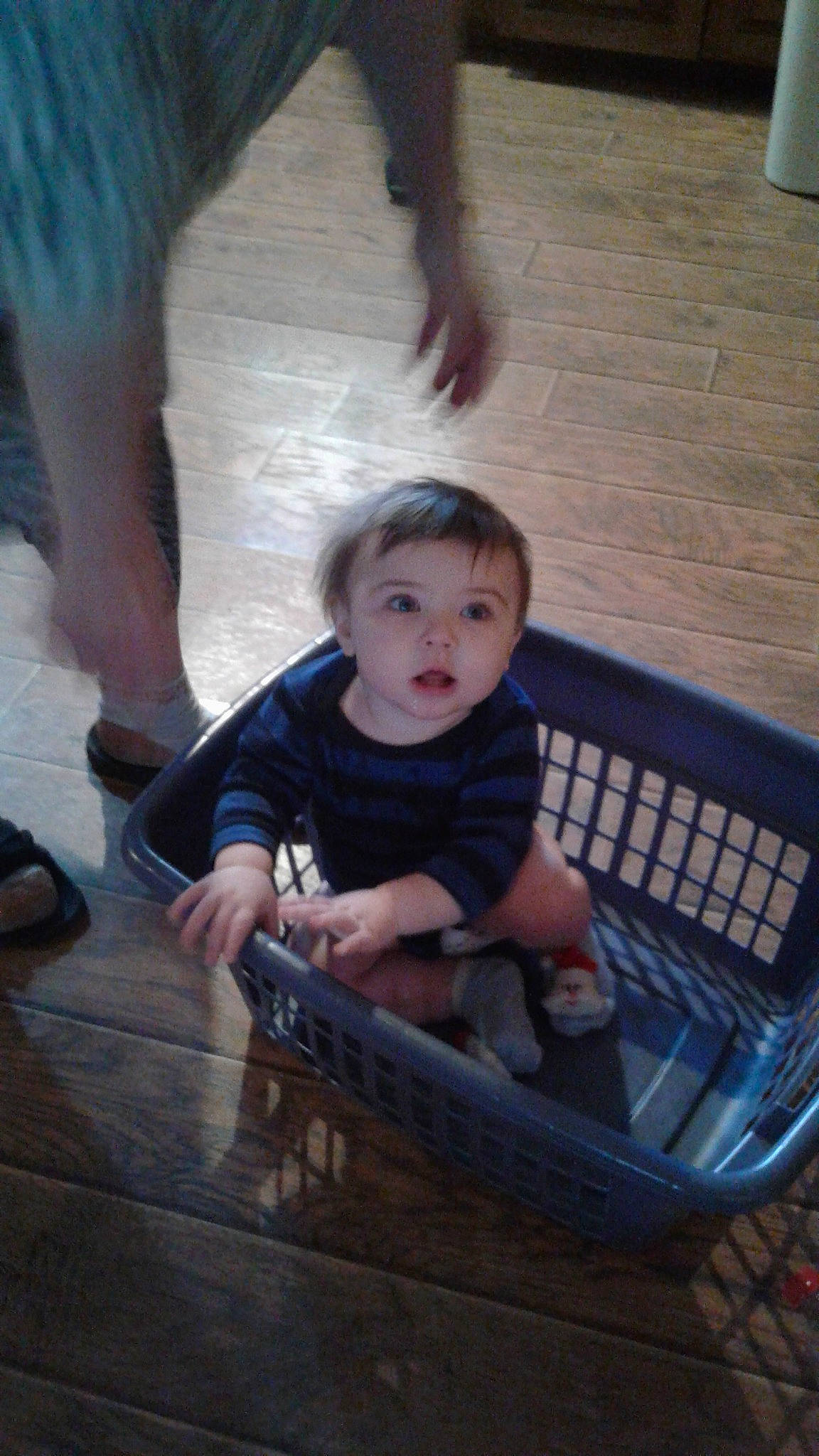 Micah is registered to the contest to win money with this photo: baby, baby_products, child, floor, person, product, toddler
