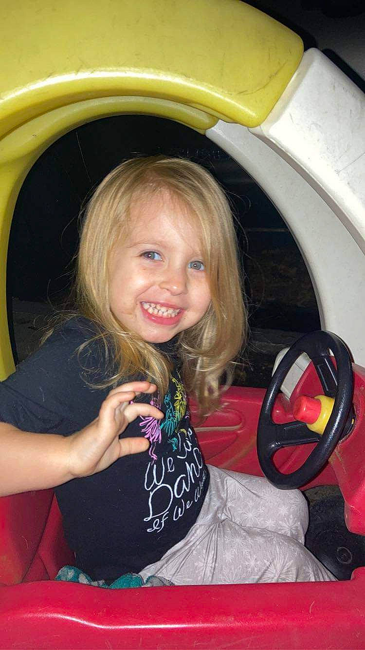 Aubree joined the competition — help win amazing prizes! auto_part, automotive_design, automotive_exterior, automotive_lighting, automotive_tire, automotive_wheel_system, child, cool, flash_photography, fun, happy, iris, joy, motor_vehicle, person, product, smile, steering_wheel, toddler, vehicle