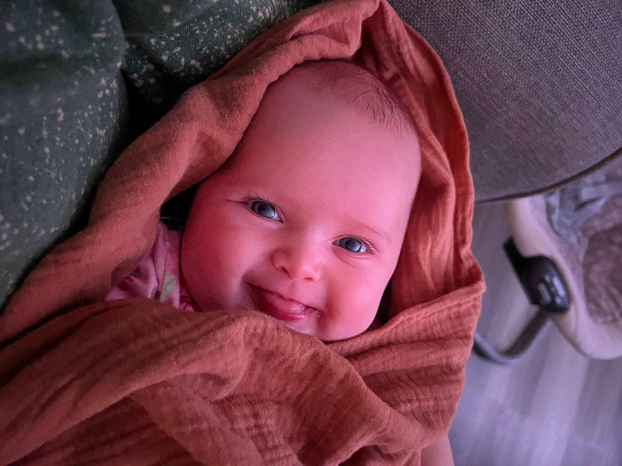 Adalyn joined the competition — help win amazing prizes! baby, cheek, comfort, eye, eyelash, facial_expression, fedora, finger, happy, iris, lip, mouth, nose, person, pink, purple, skin, smile, textile, toddler