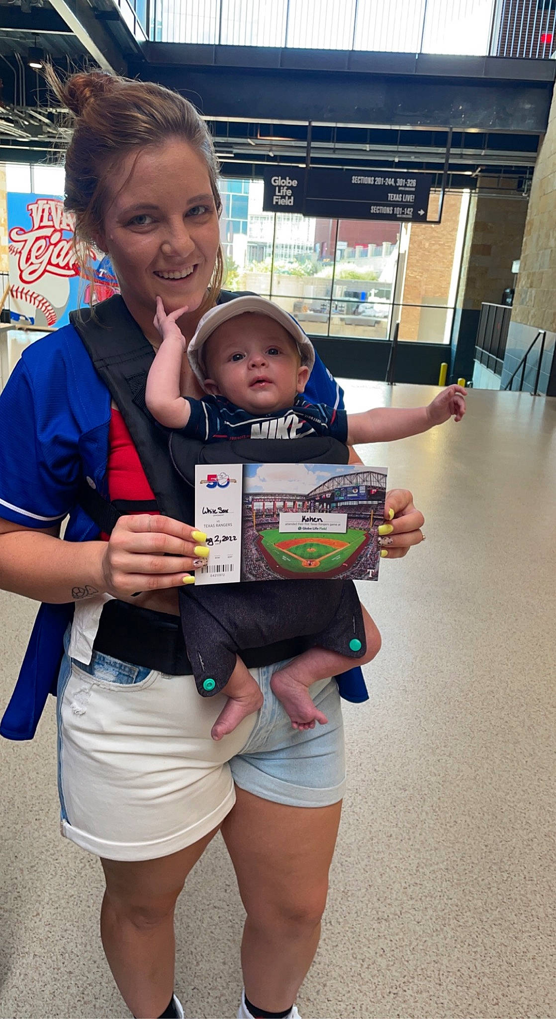 Kohen joined the competition — help win amazing prizes! baby, child, electric_blue, event, fun, happy, headwear, human_leg, joint, joy, leisure, person, recreation, service, shorts, sleeve, smile, t_shirt, thigh, toddler