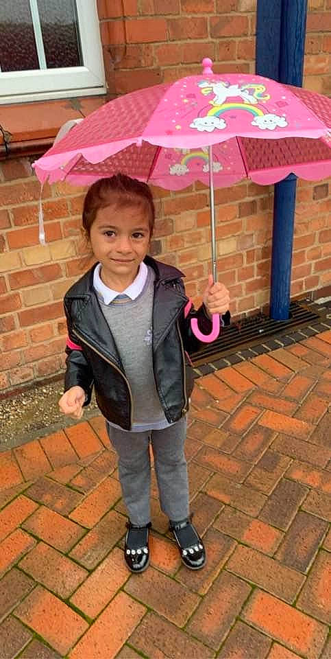 Andreea joined the competition — help win amazing prizes! child, clothing, flooring, formal_wear, fun, happy, head, joy, leisure, organ, people, person, photograph, pink, red, smile, snapshot, standing, temple, tie