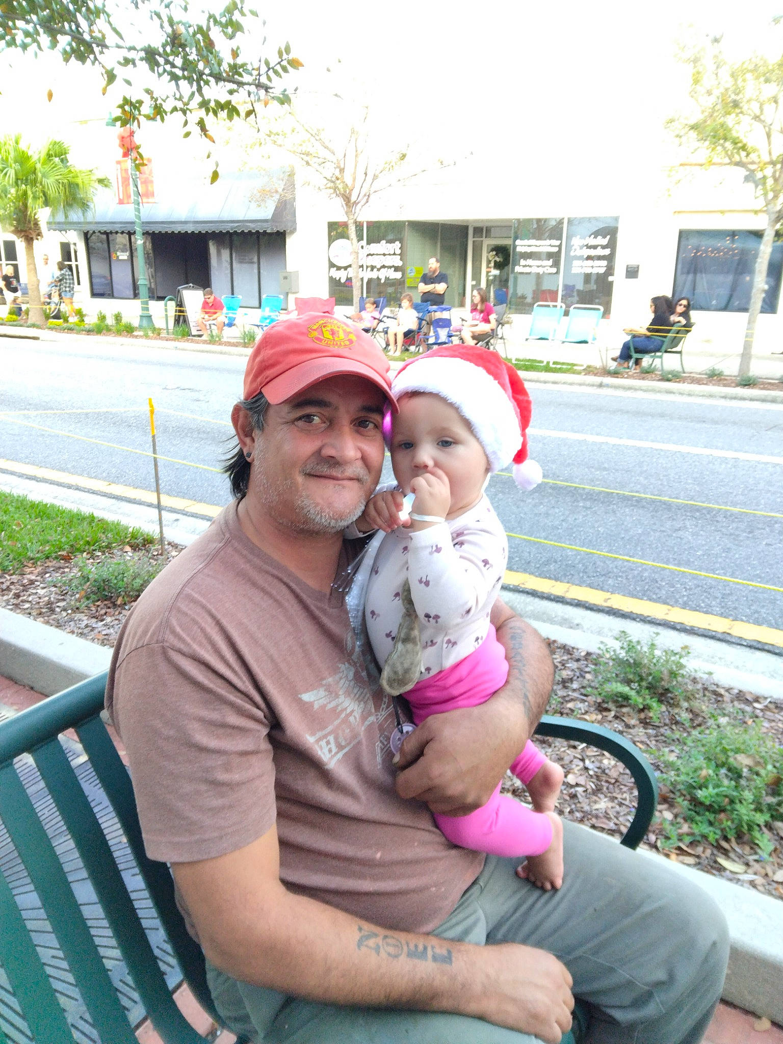 Rosalee is registered to the contest to win money with this photo: baseball_cap, cap, event, fun, grass, happy, hat, headgear, headwear, joy, leisure, people, person, pink, plant, recreation, shorts, smile, sun_hat, t_shirt