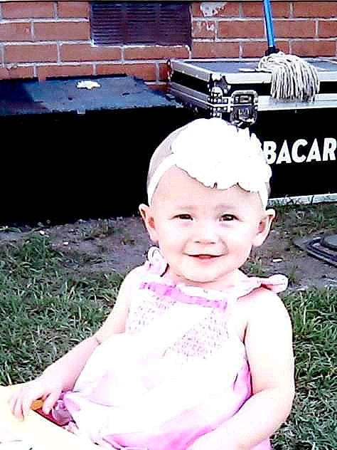 Karson Swearingen is registered to the contest to win money with this photo: baby, child, hair_accessory, headgear, headwear, joy, person, pink, toddler