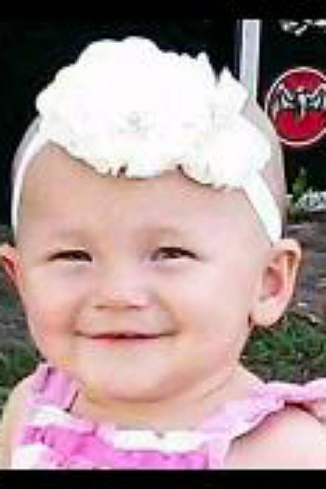 Karson Swearingen is registered to the contest to win money with this photo: baby, baby_laughing, cheek, child, chin, ear, face, fashion_accessory, forehead, hair_accessory, head, headband, headgear, headpiece, headwear, joy, nose, person, pink, skin