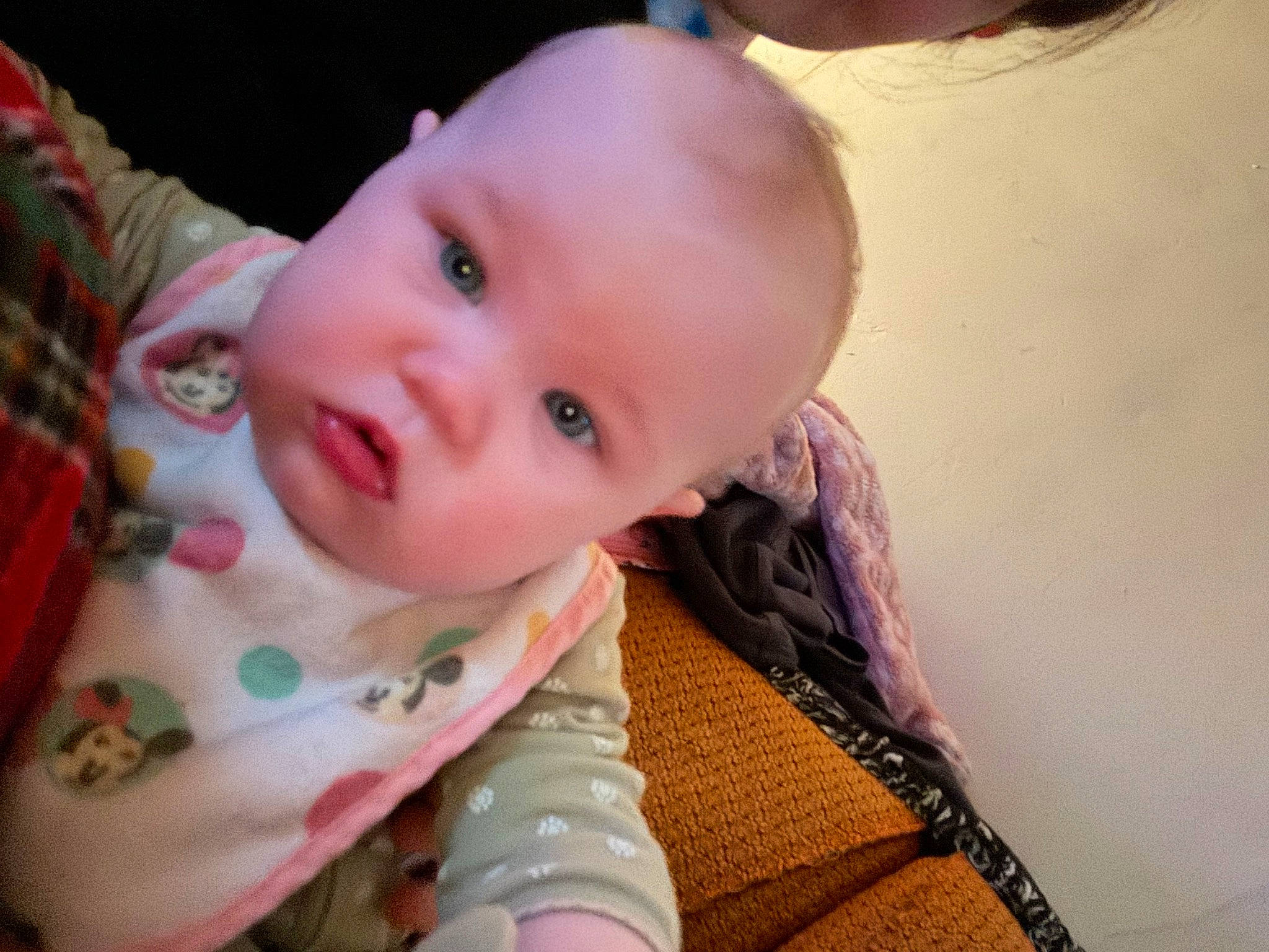 Ellie joined the competition — help win amazing prizes! baby, baby_toddler_clothing, cheek, chin, ear, eyebrow, eyelash, facial_expression, happy, human_body, iris, lip, mouth, neck, nose, person, pink, skin, sleeve, smile