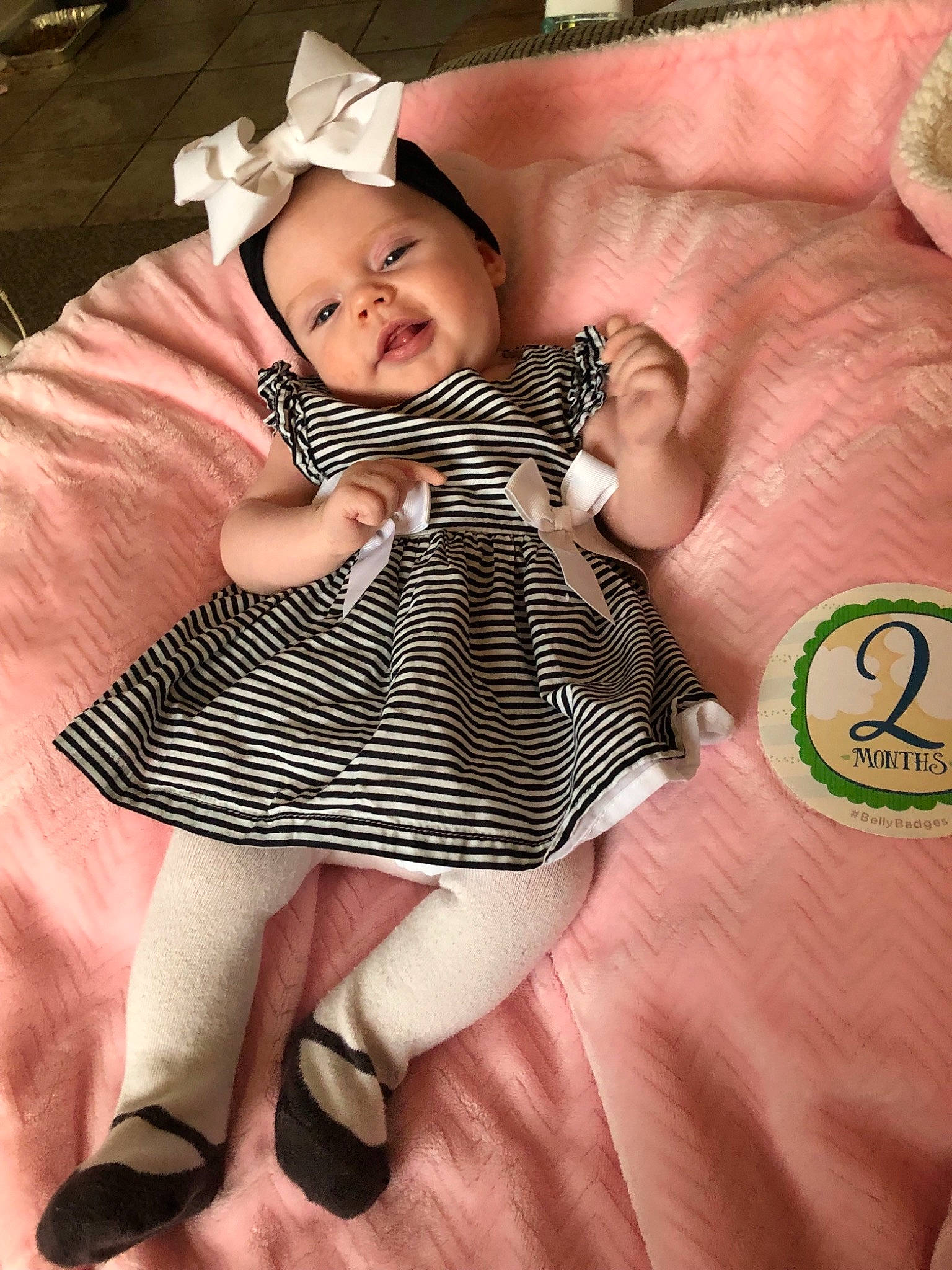 Kenlee joined the competition — help win amazing prizes! baby, child, finger, hand, leg, person, smile, thumb, toddler
