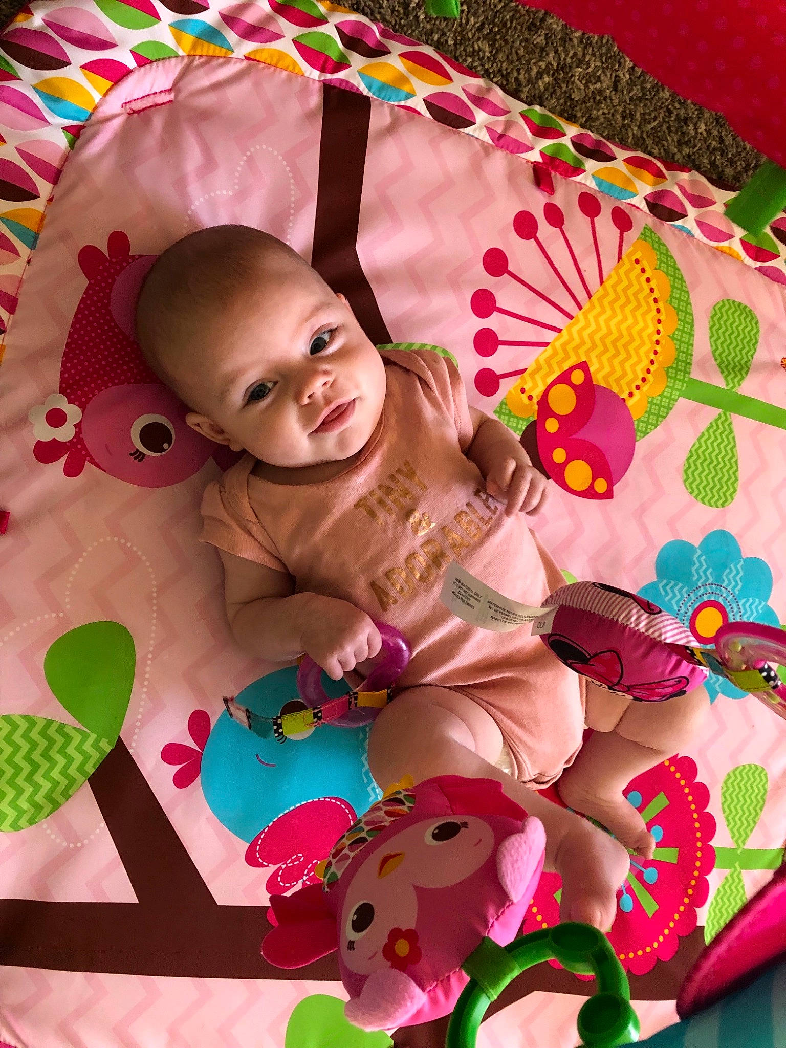 Kenlee joined the competition — help win amazing prizes! art, baby, baby_toys, child, linens, nap_mat, person, photography, pink, play, playmat, textile, toddler, toy