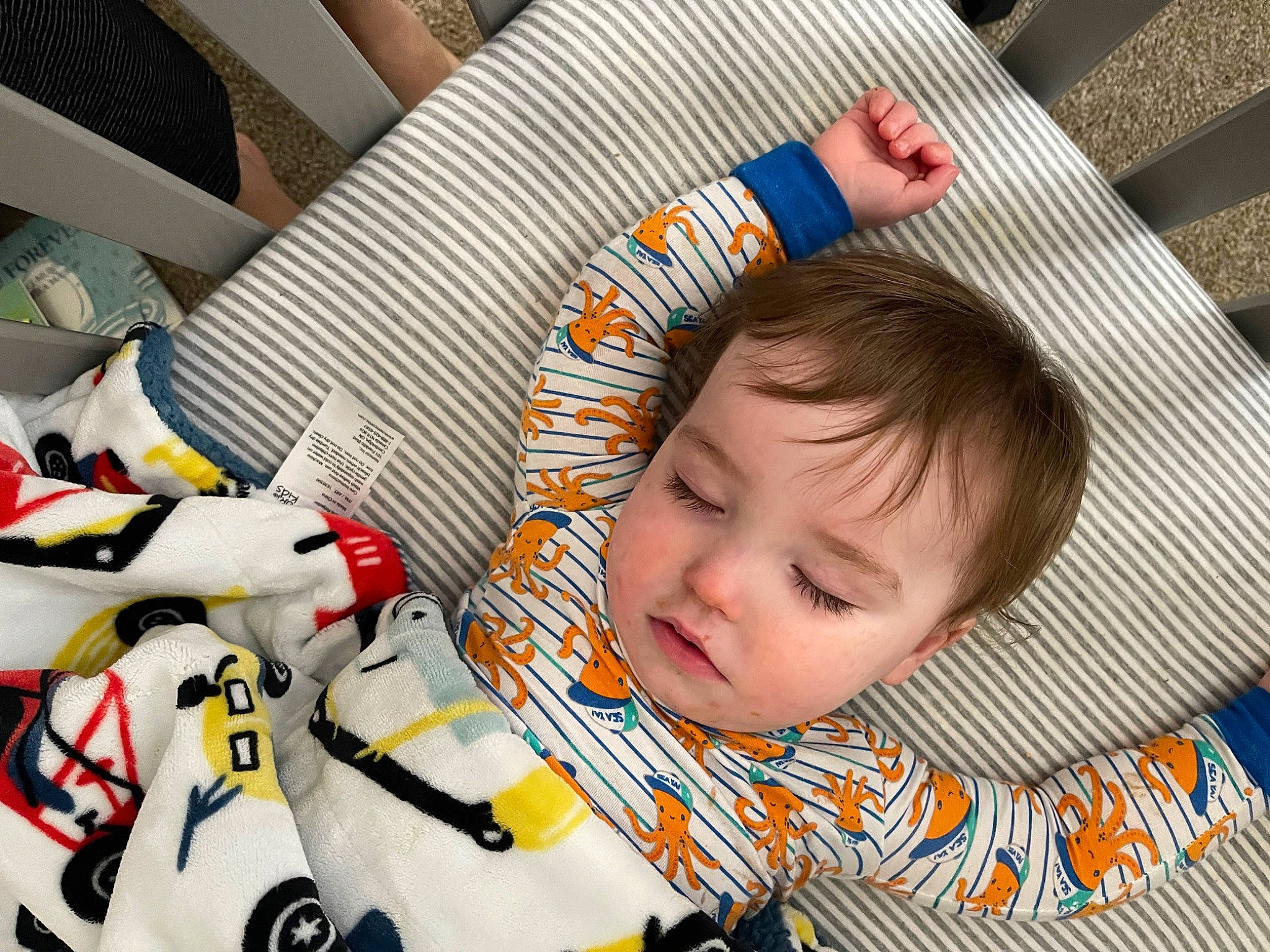 Blake joined the competition — help win amazing prizes! baby, baby_products, baby_safety, baby_toddler_clothing, carmine, cheek, child, comfort, couch, happy, linens, pattern, person, product, room, toddler, white