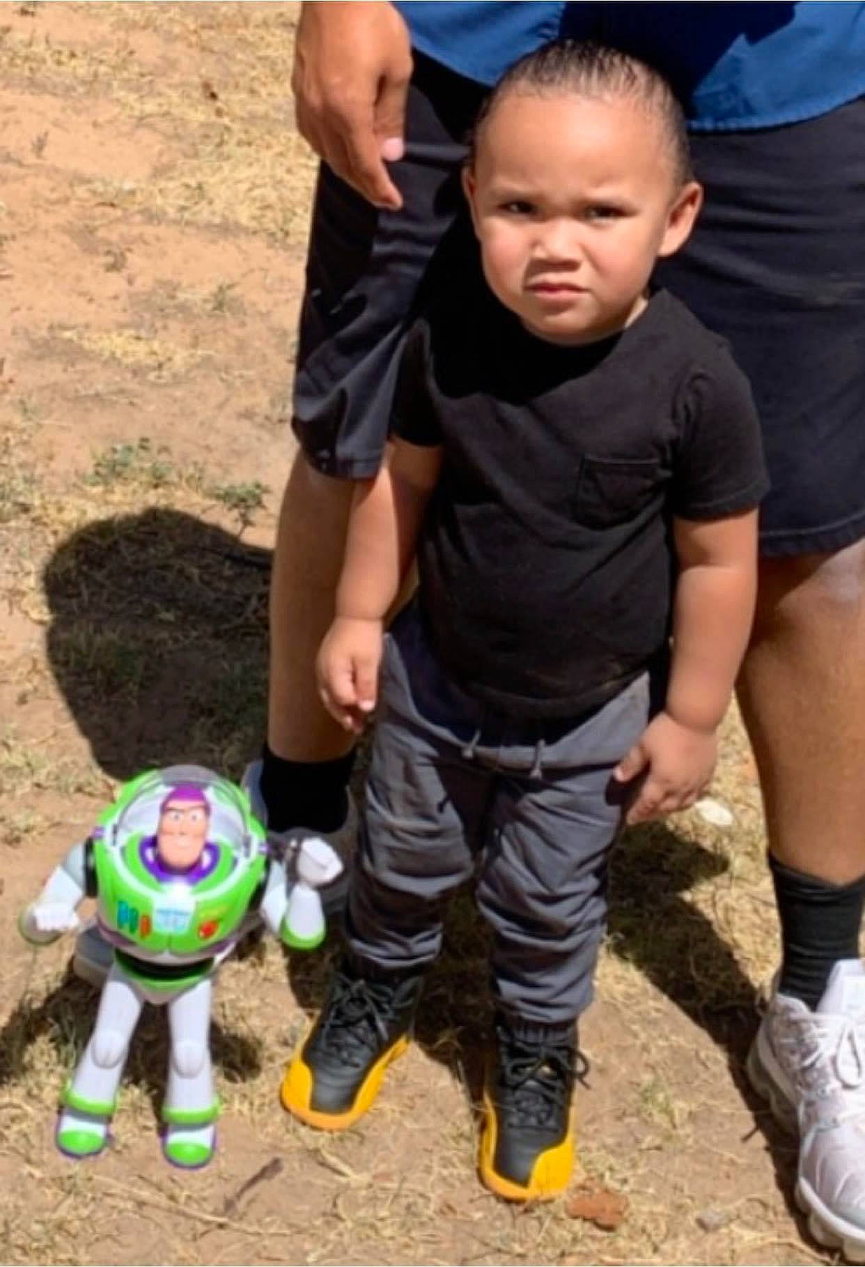 Jared joined the competition — help win amazing prizes! baby, baby_products, baby_toddler_clothing, baby_toys, calf, child, fictional_character, figurine, joint, leg, person, plastic, play, shorts, sock, stuffed_toy, t_shirt, toddler, toy, walking_shoe