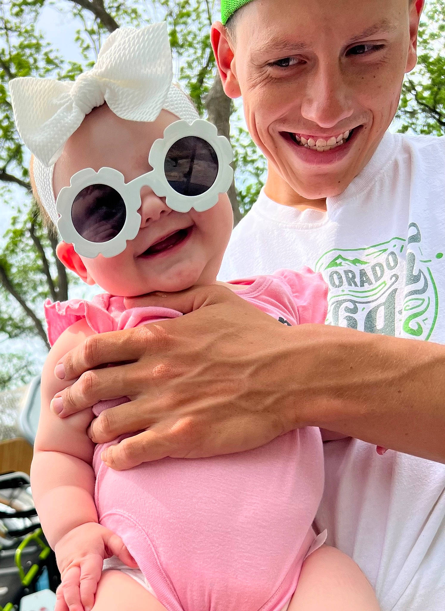 Bexlee joined the competition — help win amazing prizes! cap, cool, facial_expression, fawn, finger, fun, gesture, hand, happy, hat, head, human, joy, leisure, muscle, organ, person, photograph, pink, skin