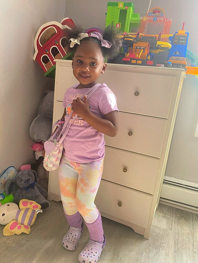 Taylor joined the competition — help win amazing prizes! baby_toddler_clothing, bag, cabinetry, child, drawer, fun, happy, joy, knee, magenta, person, pink, play, product, purple, room, shoulder, smile, standing, t_shirt