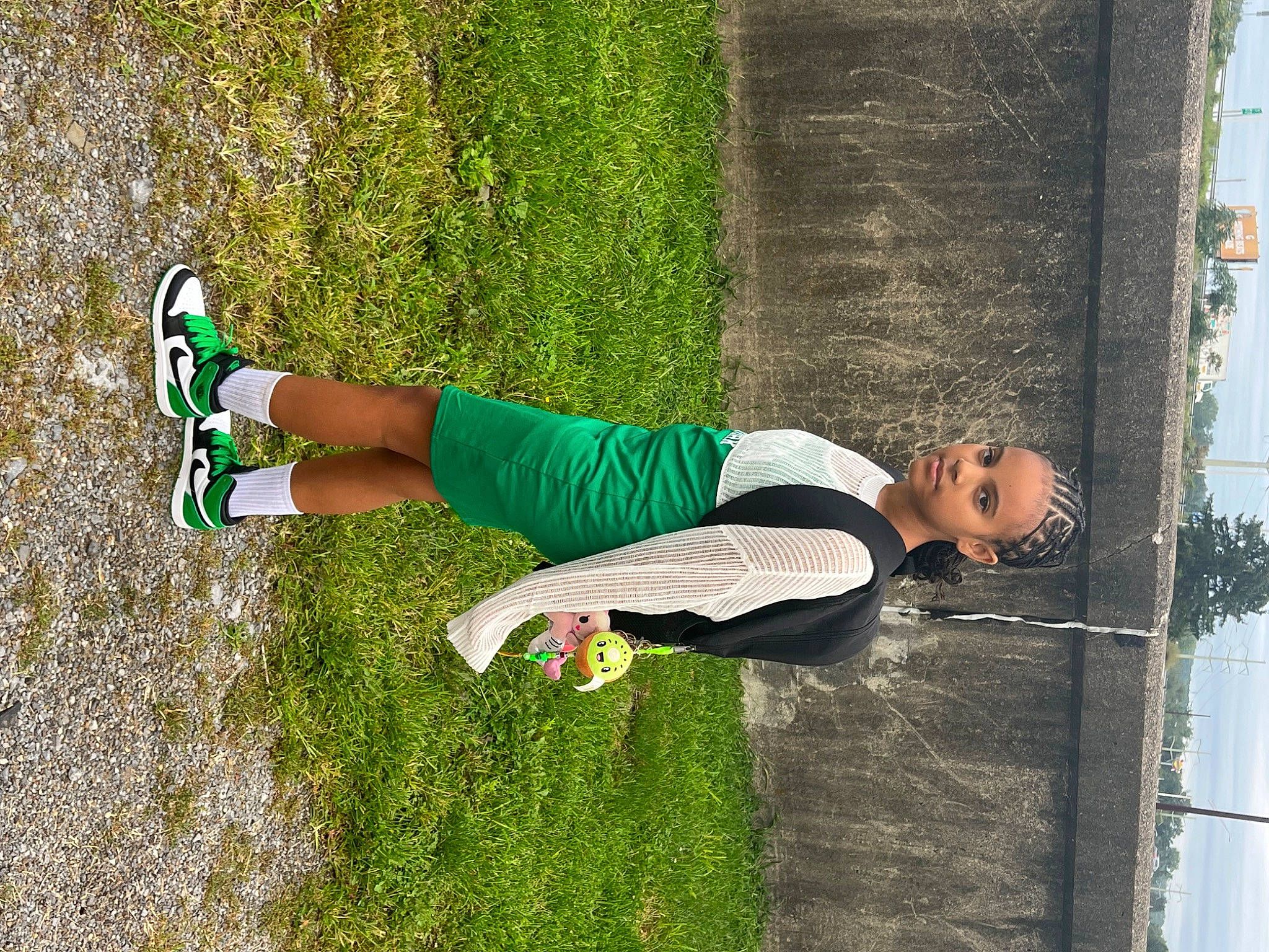 Jenavieve joined the competition — help win amazing prizes! denim, elbow, fun, grass, grass_family, happy, human_leg, knee, lawn, leg, leisure, people_in_nature, person, plant, shrub, sock, sportswear, t_shirt, thigh, tree