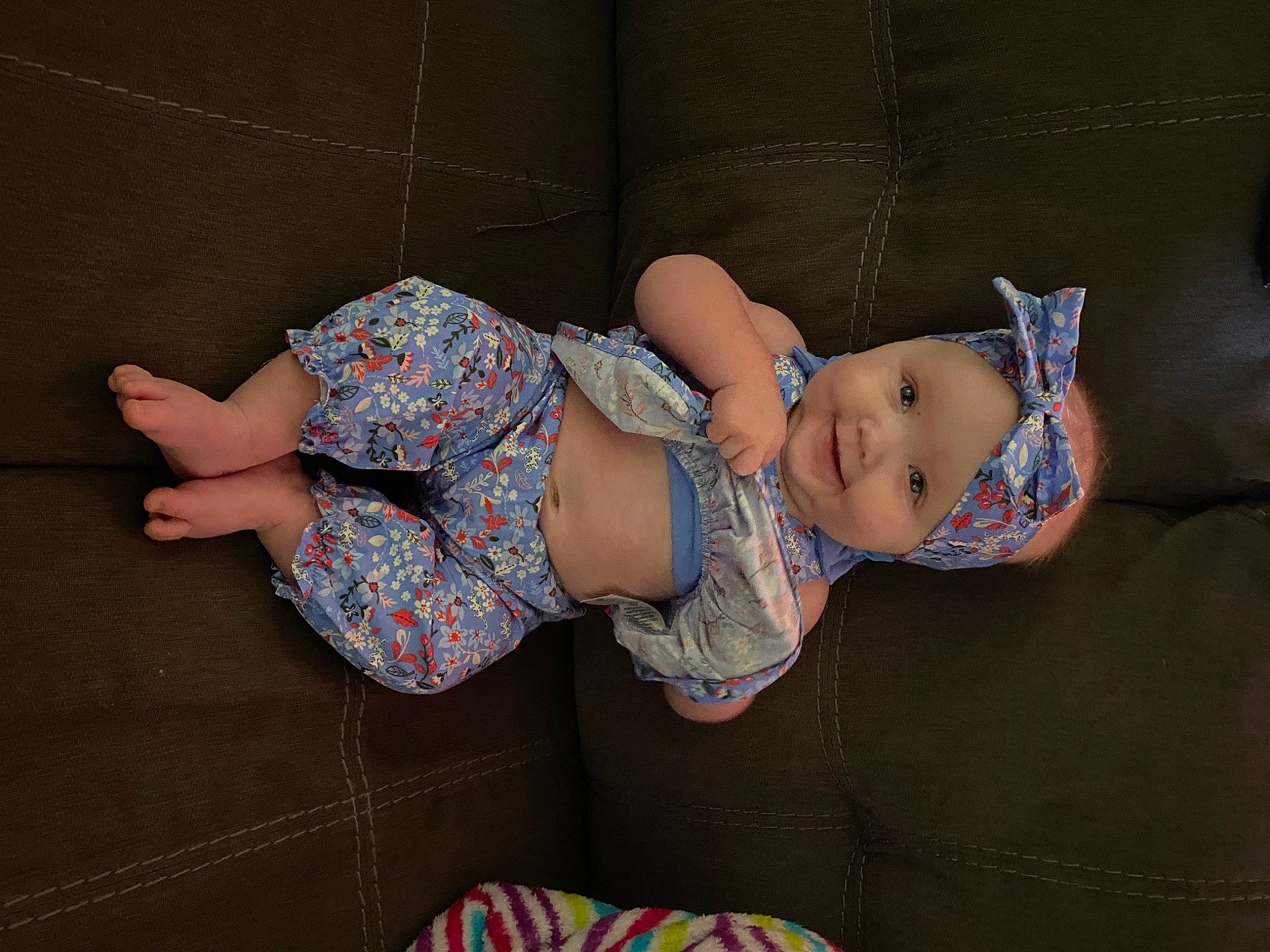Bexleigh is registered to the contest to win money with this photo: abdomen, arm, baby, baby_toddler_clothing, brassiere, chest, comfort, head, headwear, human_body, human_leg, joy, knee, leg, linens, navel, pattern, person, stomach, swimwear