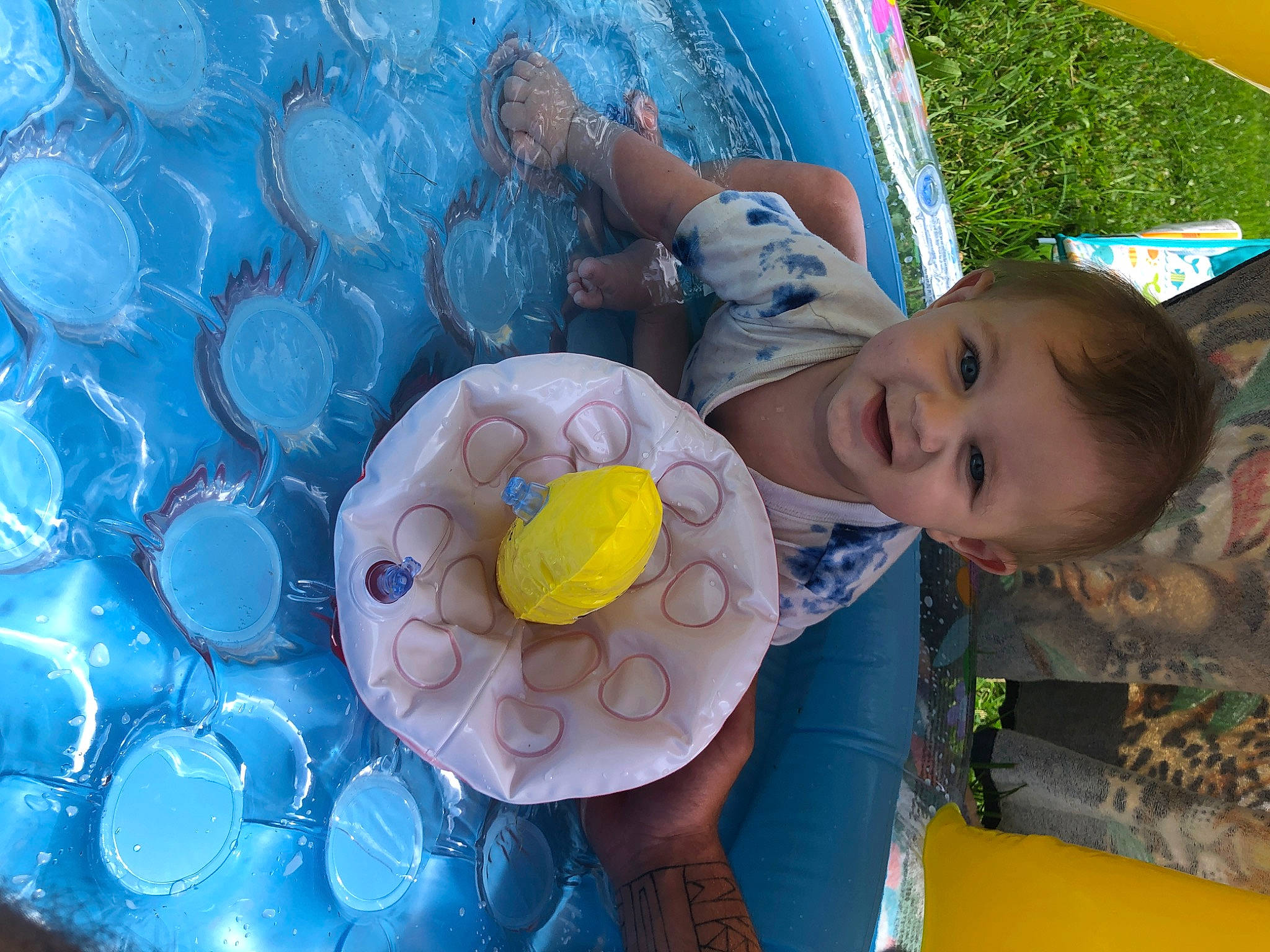 Ezra is registered to the contest to win money with this photo: baby_toys, child, person, play, toddler