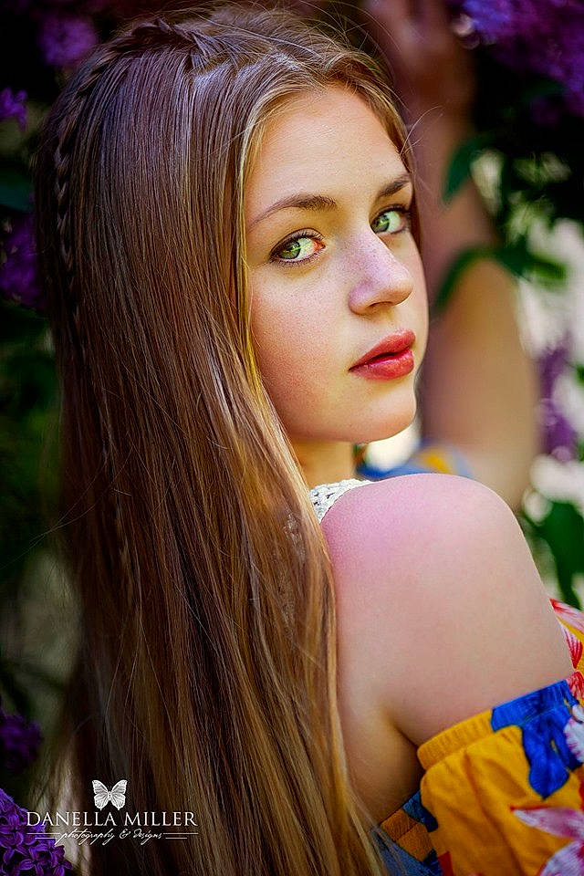 Shyanne is registered to the contest to win money with this photo: beauty, blond, brown_hair, child, eye, eyelash, face, flower, hair, hairstyle, human, lady, lip, long_hair, model, person, photography, pink, purple, skin