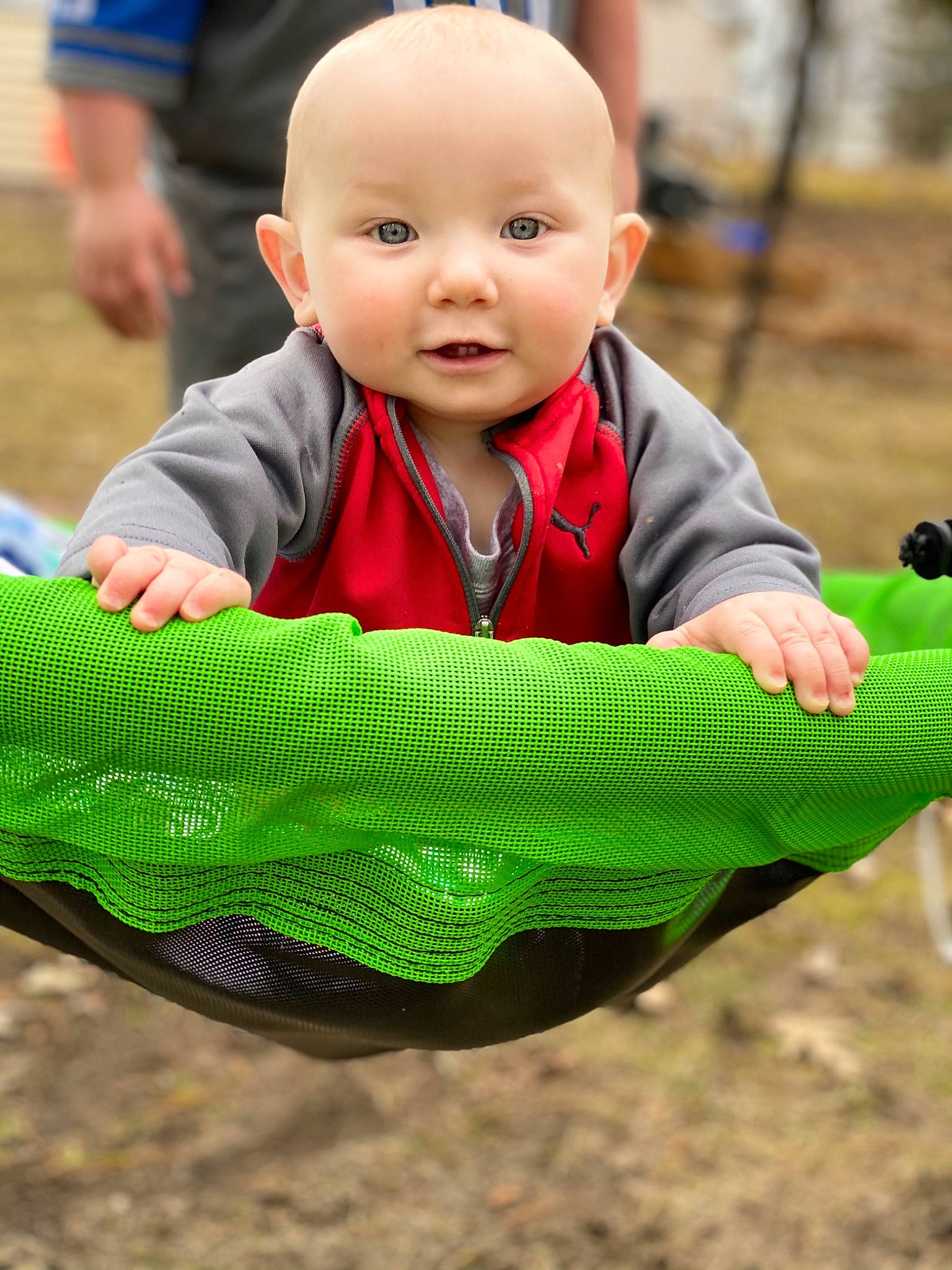 Tyler joined the competition — help win amazing prizes! adaptation, baby, child, grass, green, leaf, person, plant, play, smile, soil, toddler