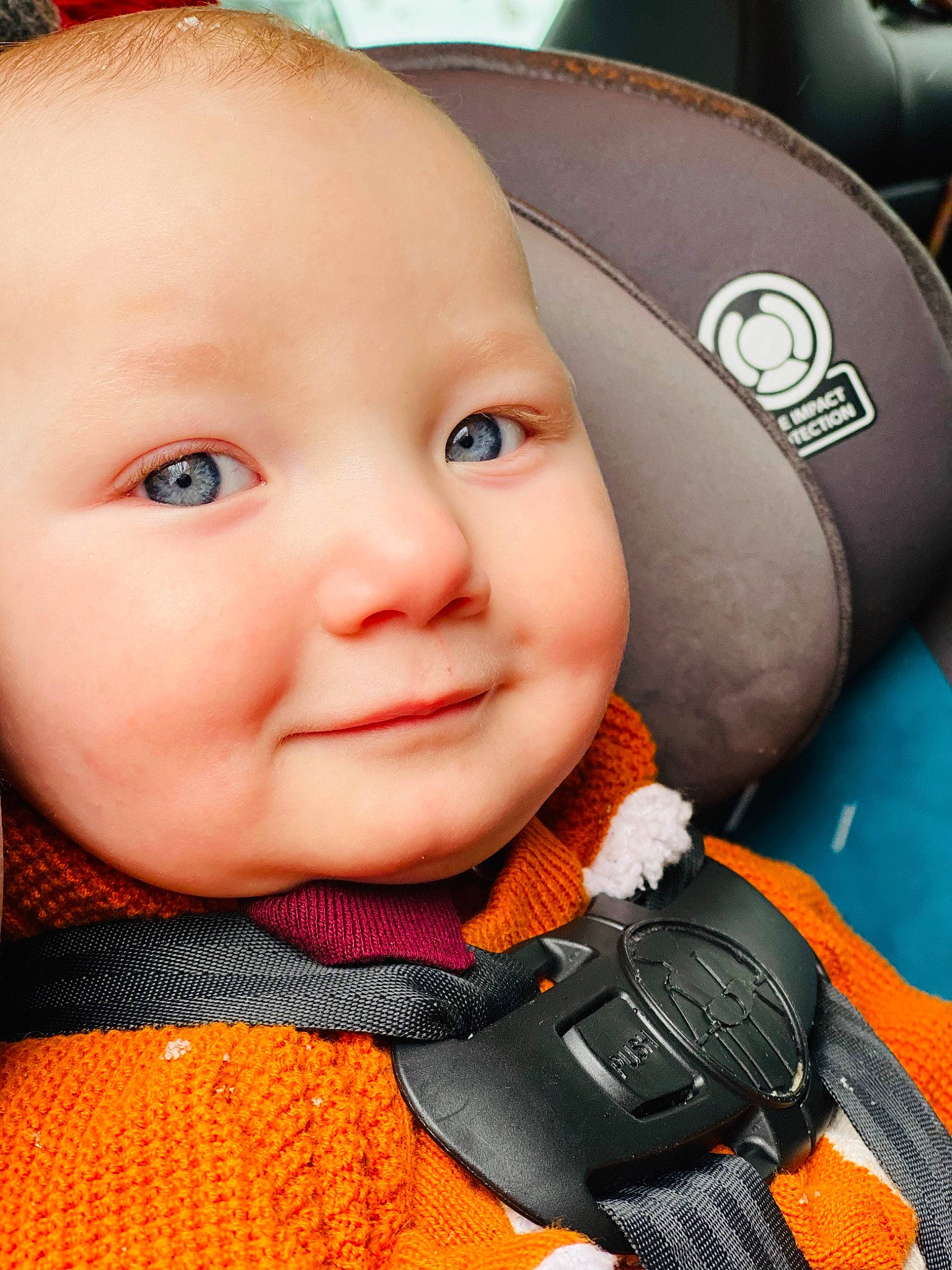 Tyler joined the competition — help win amazing prizes! auto_part, baby, baby_carriage, baby_in_car_seat, baby_products, cheek, child, face, head, person, product, seat_belt, toddler