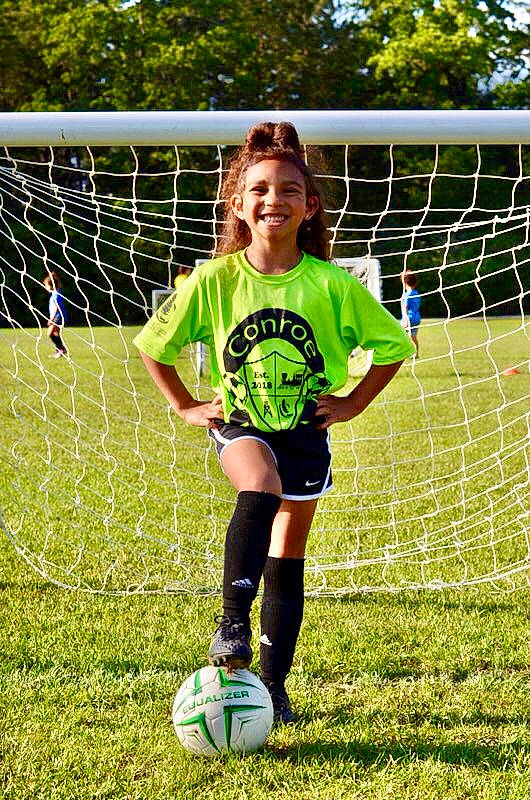 Dallas joined the competition — help win amazing prizes! ball, ball_game, football, football_player, grass, grass_family, joy, leisure, people_in_nature, person, player, playing_sports, shorts, smile, sneakers, soccer, soccer_ball, sports, sports_equipment, team_sport