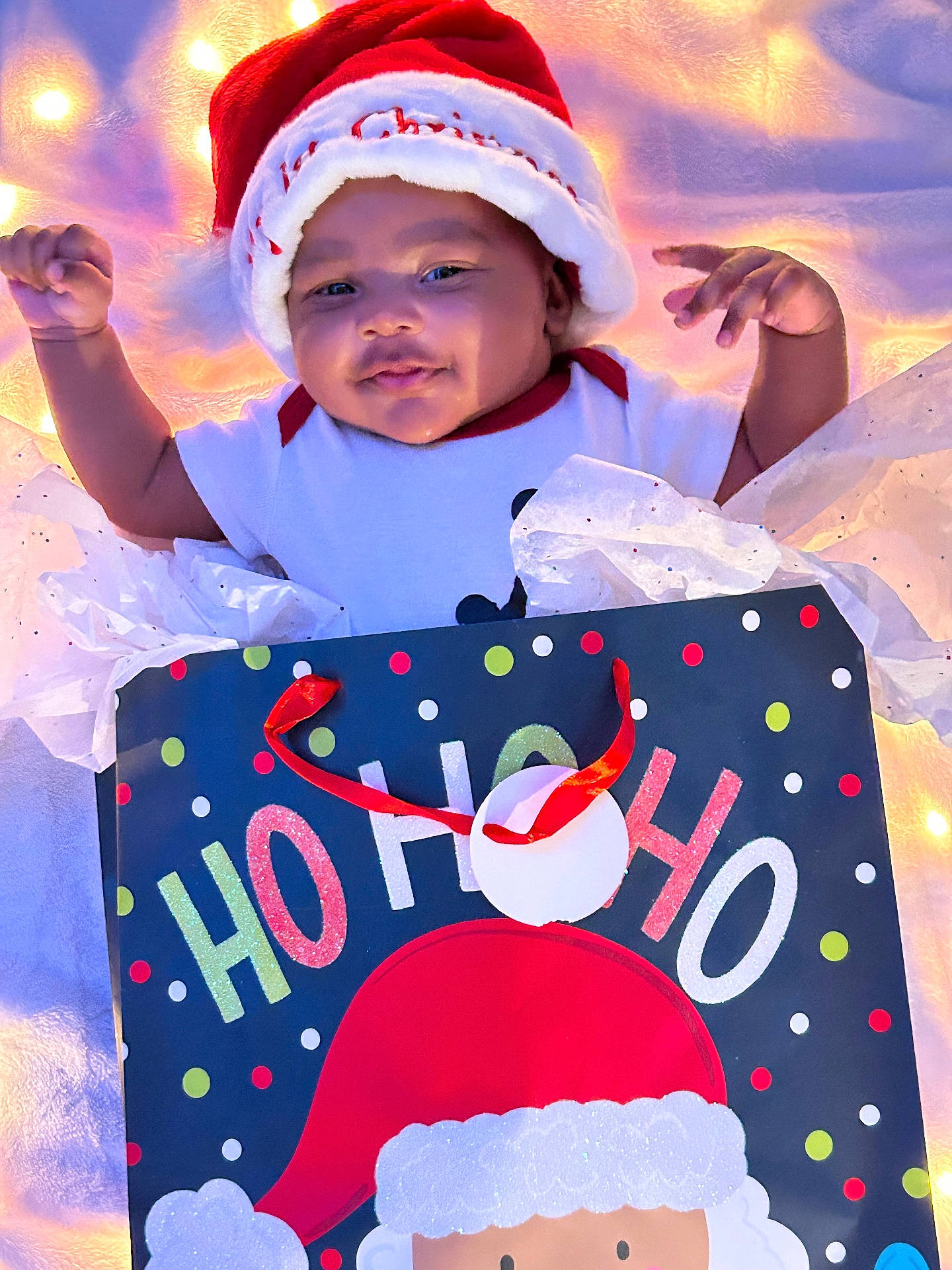 Kaiden joined the competition — help win amazing prizes! baby, bodypart, bonnet, cap, clothing, costume, cream, face, finger, hand, happy, hat, head, nature, outdoors, person, photography, portrait, smile, snow