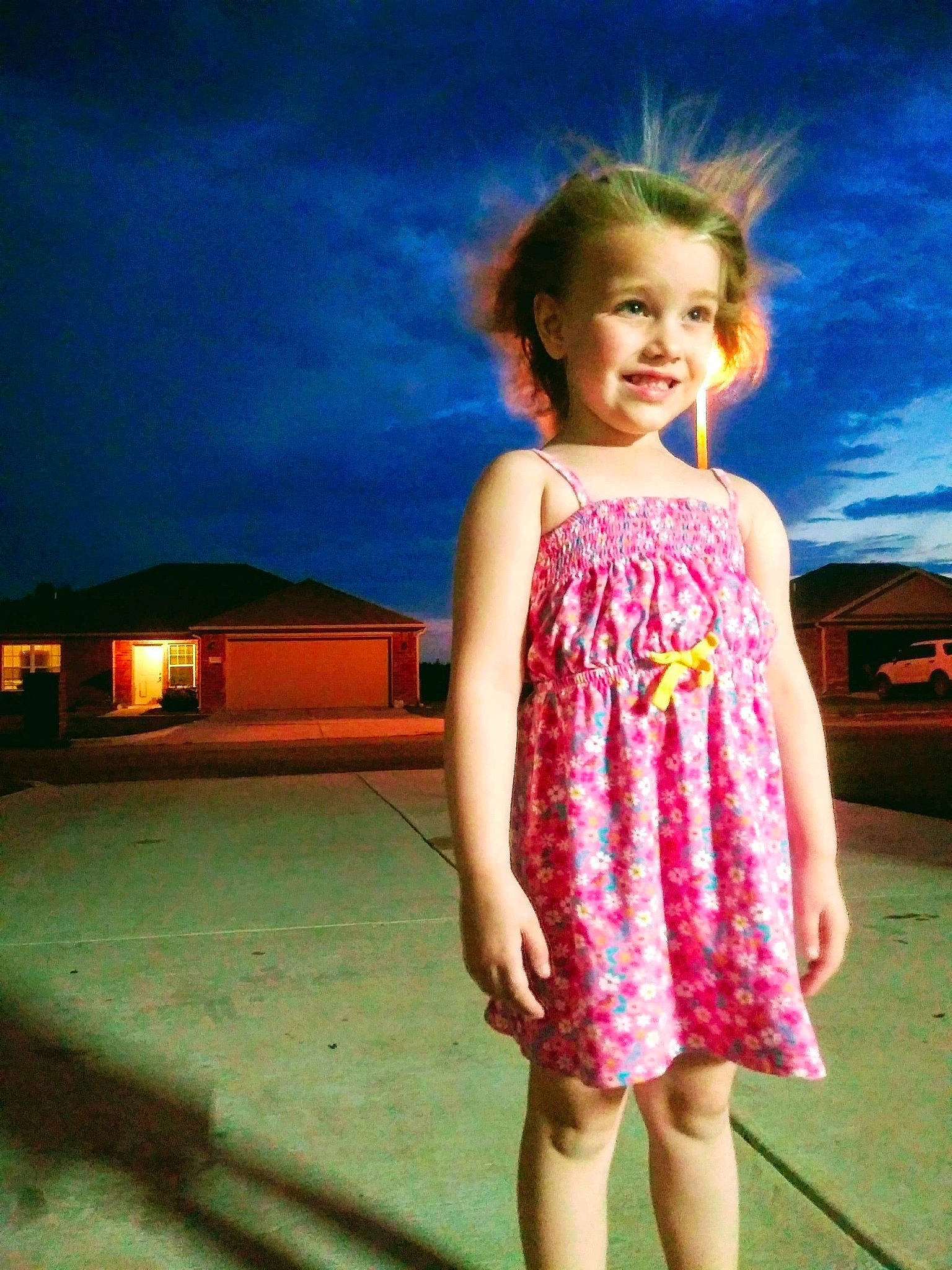 Adaline joined the competition — help win amazing prizes! child, child_model, dress, fun, joy, leisure, person, photography, pink, smile, standing, summer, vacation