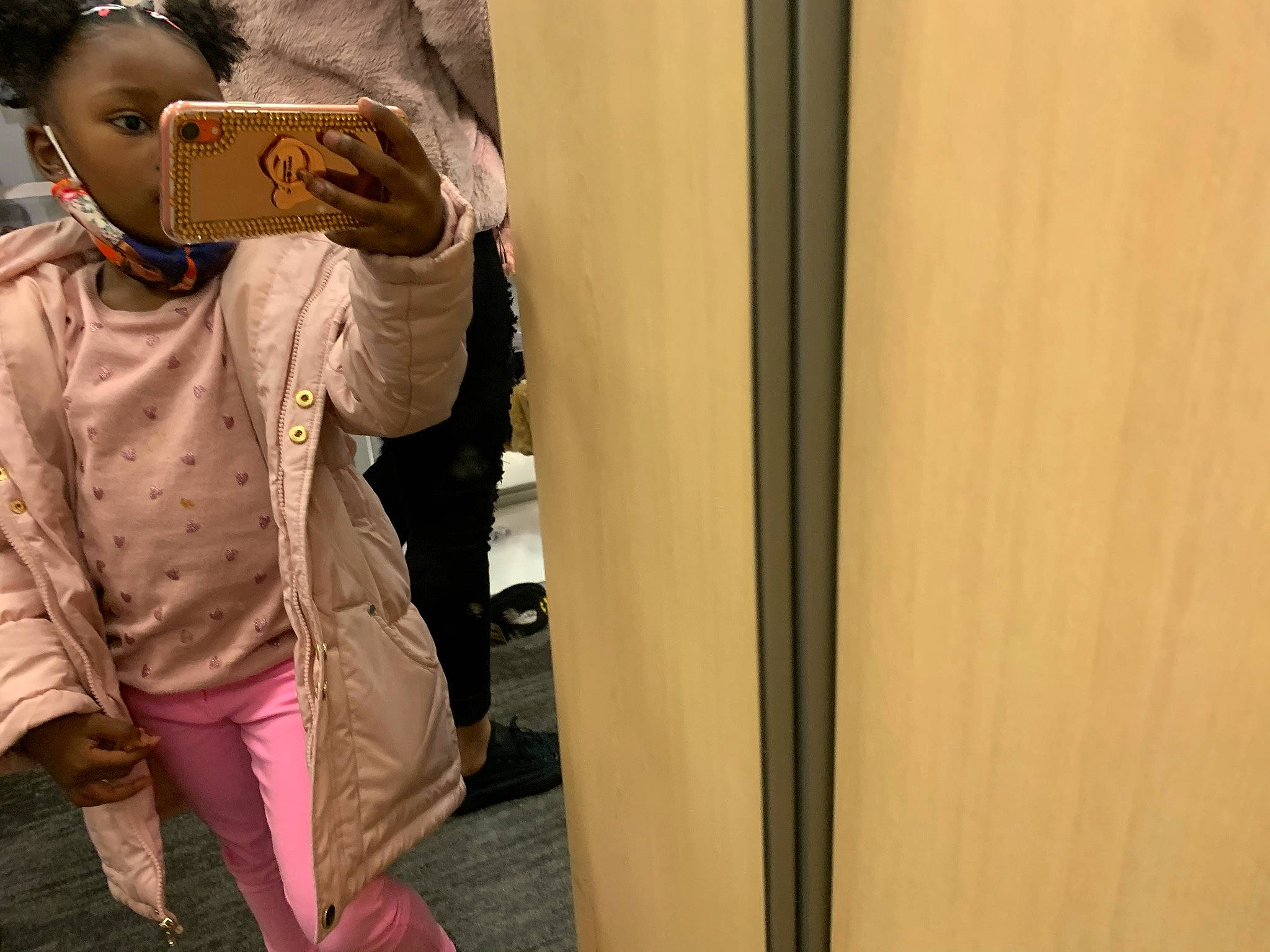 Truthe Hollywood is registered to the contest to win money with this photo: beige, fur, human, jacket, jeans, outerwear, person, photography, pink, sleeve, textile