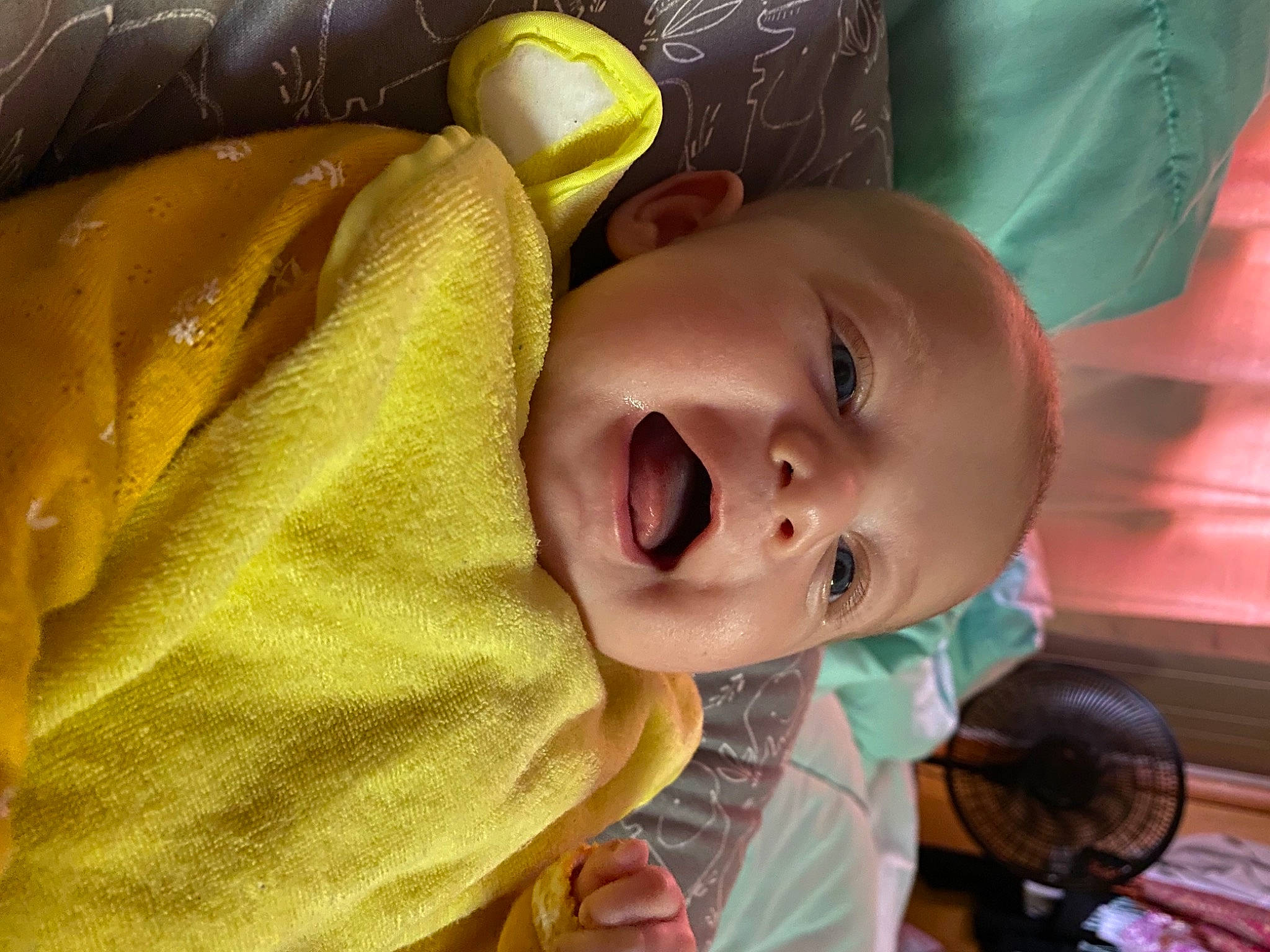 Aura joined the competition — help win amazing prizes! baby, baby_products, baby_toddler_clothing, cheek, chin, close_up, ear, eye, face, happy, head, headgear, iris, lip, mouth, nose, person, skin, smile, toddler