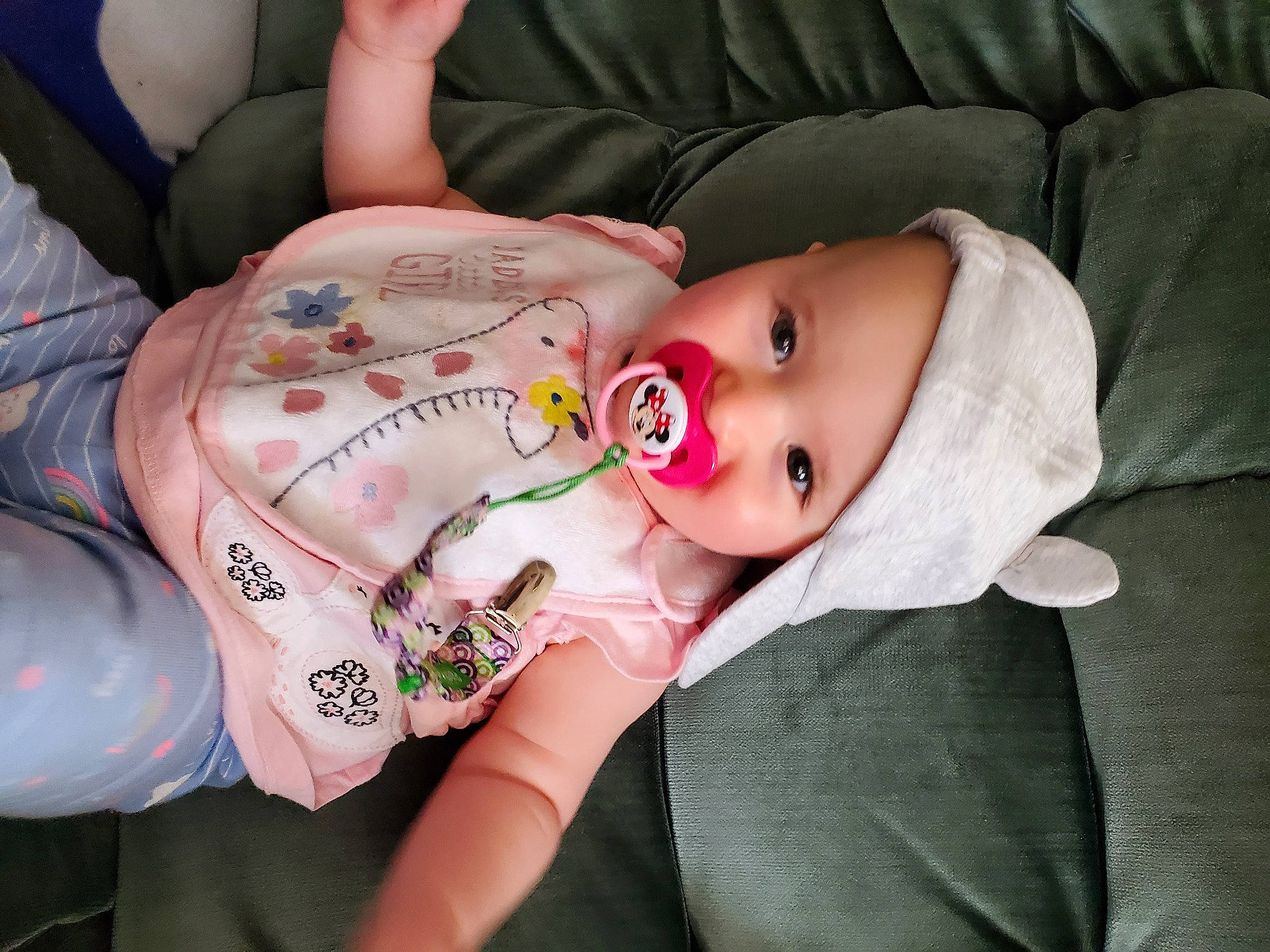 Amelia joined the competition — help win amazing prizes! baby, cheek, child, headwear, nap, person, skin, toddler