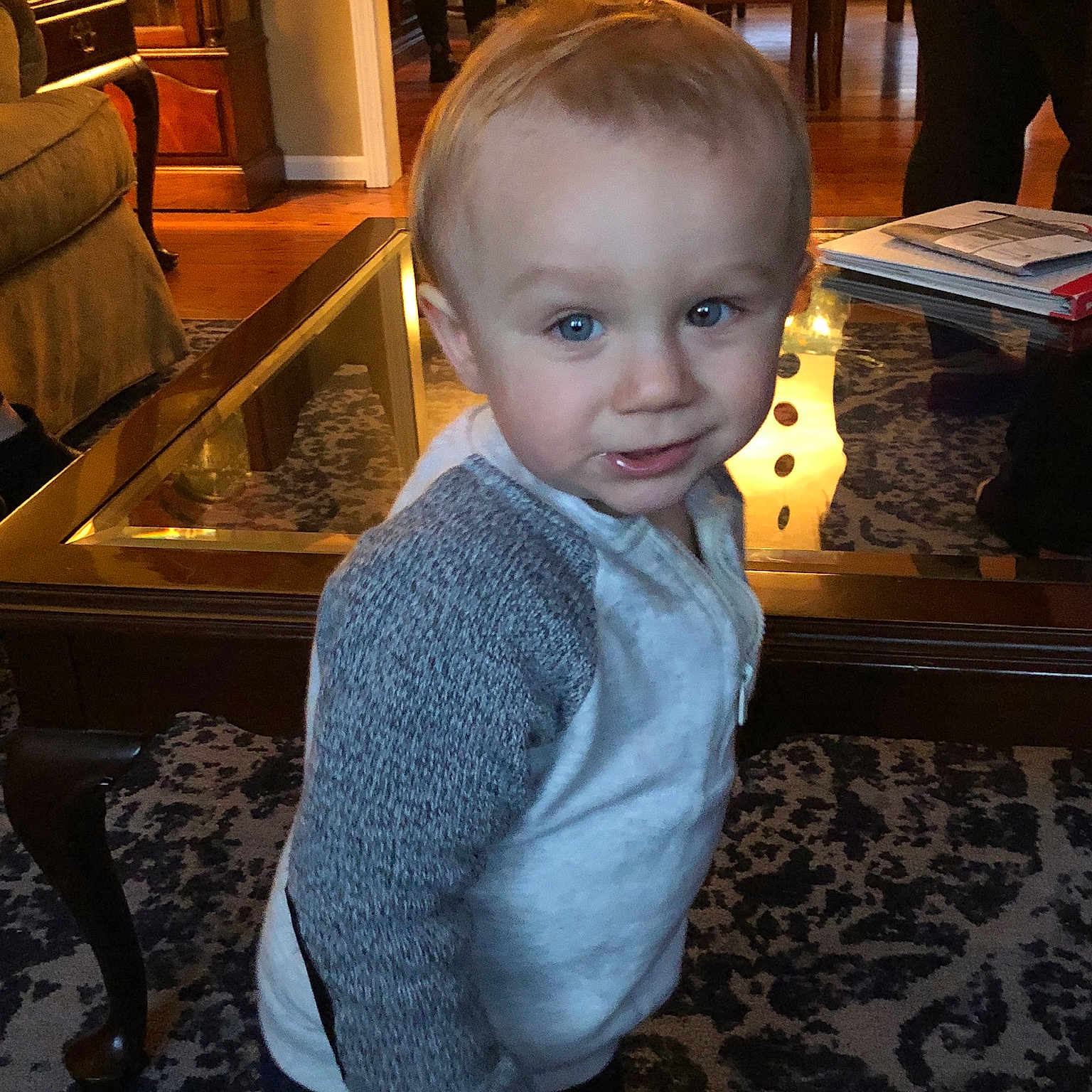 Michael joined the competition — help win amazing prizes! cheek, child, face, head, outerwear, person, skin, standing, toddler