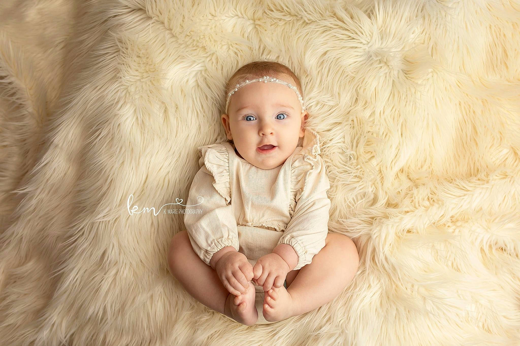 Ivy joined the competition — help win amazing prizes! baby, baby_toddler_clothing, comfort, dress, embellishment, eye, fashion_accessory, flash_photography, flooring, fun, fur, grass, happy, head, iris, person, sitting, sleeve, textile, toddler