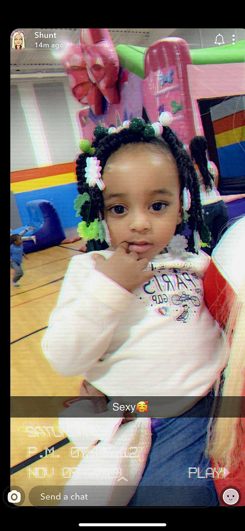 Alaysia is registered to the contest to win money with this photo: baby, black_hair, cheek, child, cornrows, daughter, face, forehead, hair, hair_accessory, hairstyle, head, person, skin, smile, toddler