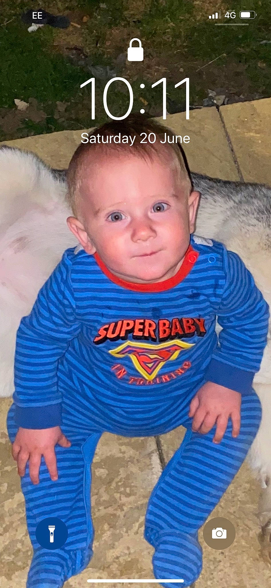 Kaiden joined the competition — help win amazing prizes! baby, baby_products, baby_toddler_clothing, child, person, play, product, sleeve, smile, t_shirt, toddler