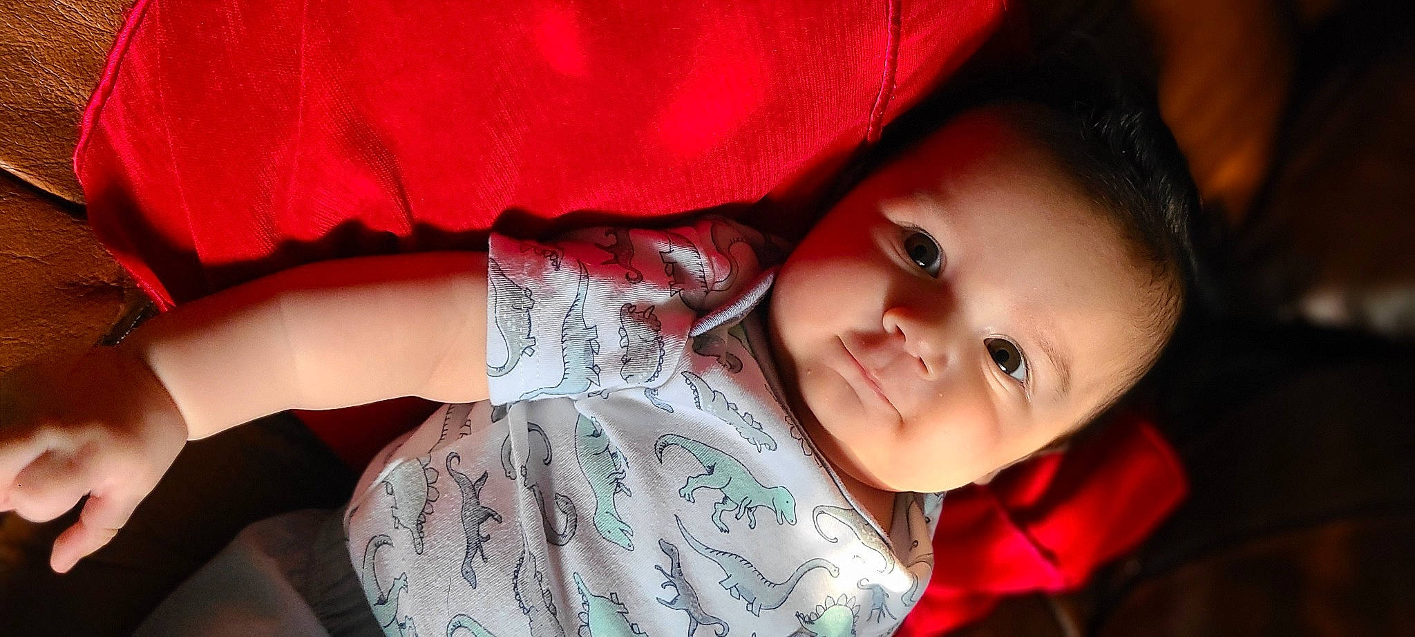 William is registered to the contest to win money with this photo: baby, baby_toddler_clothing, dress, eye, eyelash, flash_photography, hair, happy, headgear, human_body, iris, lip, mouth, nose, person, pink, plant, skin, smile, textile