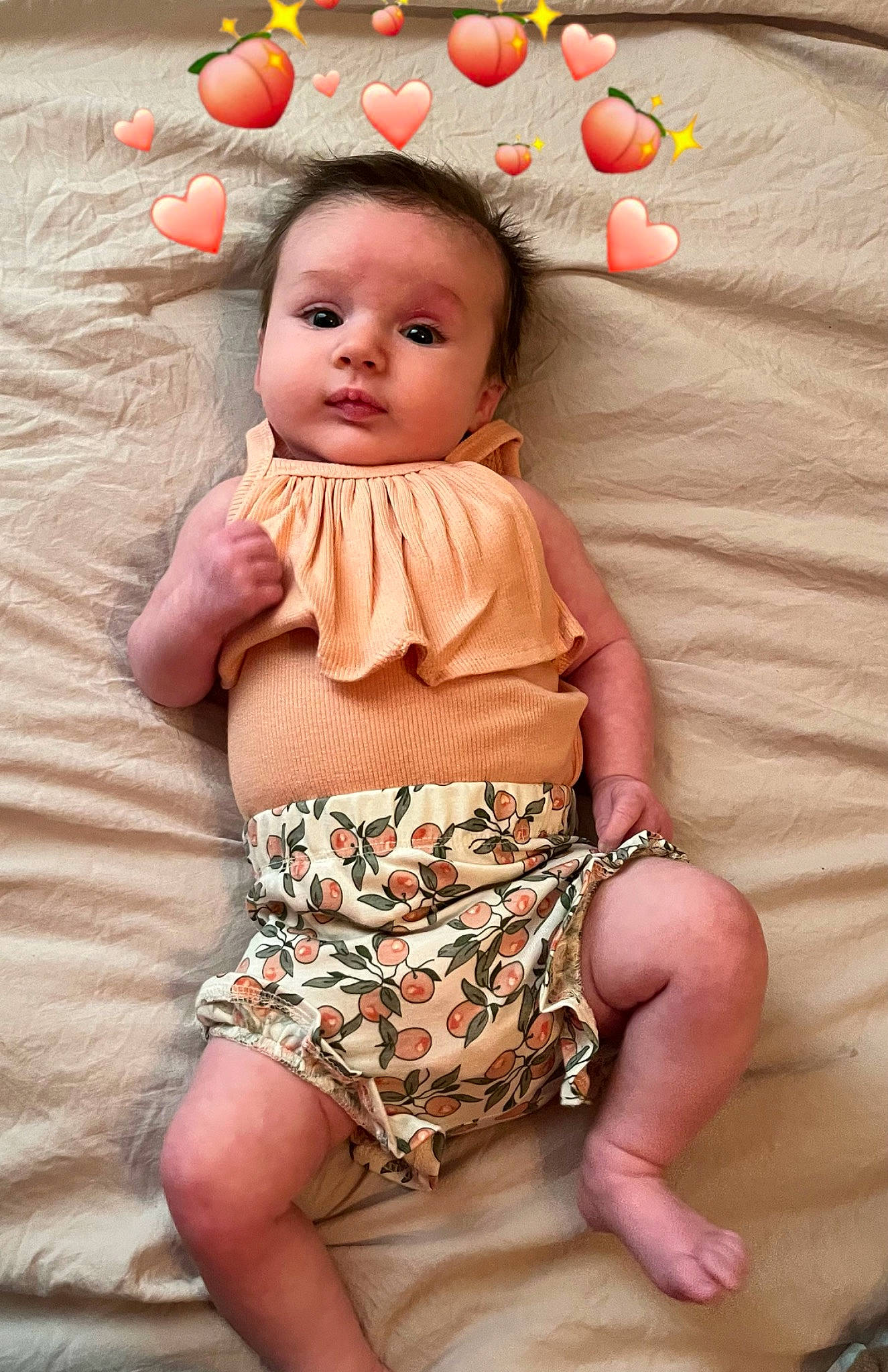 Charli joined the competition — help win amazing prizes! arm, baby, baby_toddler_clothing, cheek, chin, eye, face, finger, head, human_body, joint, mouth, neck, person, pink, skin, sleeve, standing, stomach, textile