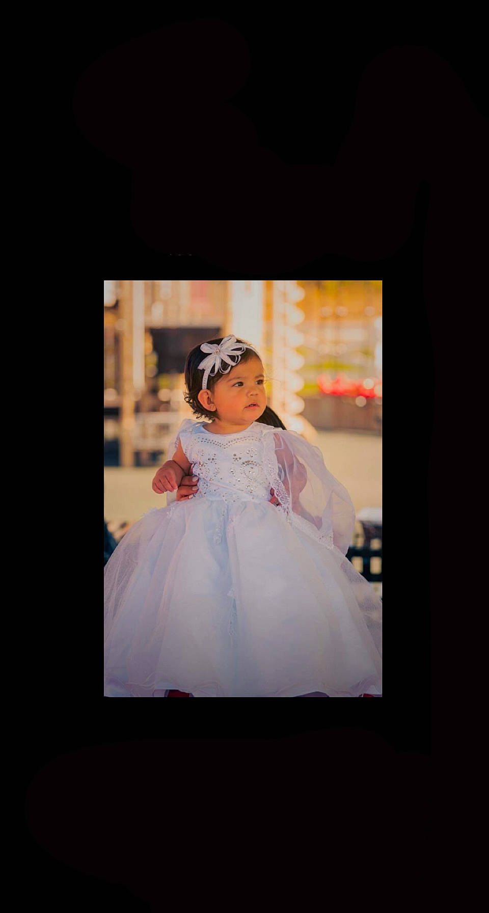 Lexi is registered to the contest to win money with this photo: bridal_accessory, bridal_clothing, bridal_party_dress, display_device, dress, event, fashion_design, flash_photography, formal_wear, gown, happy, magenta, peach, person, room, sleeve, smile, suit, toddler, wedding