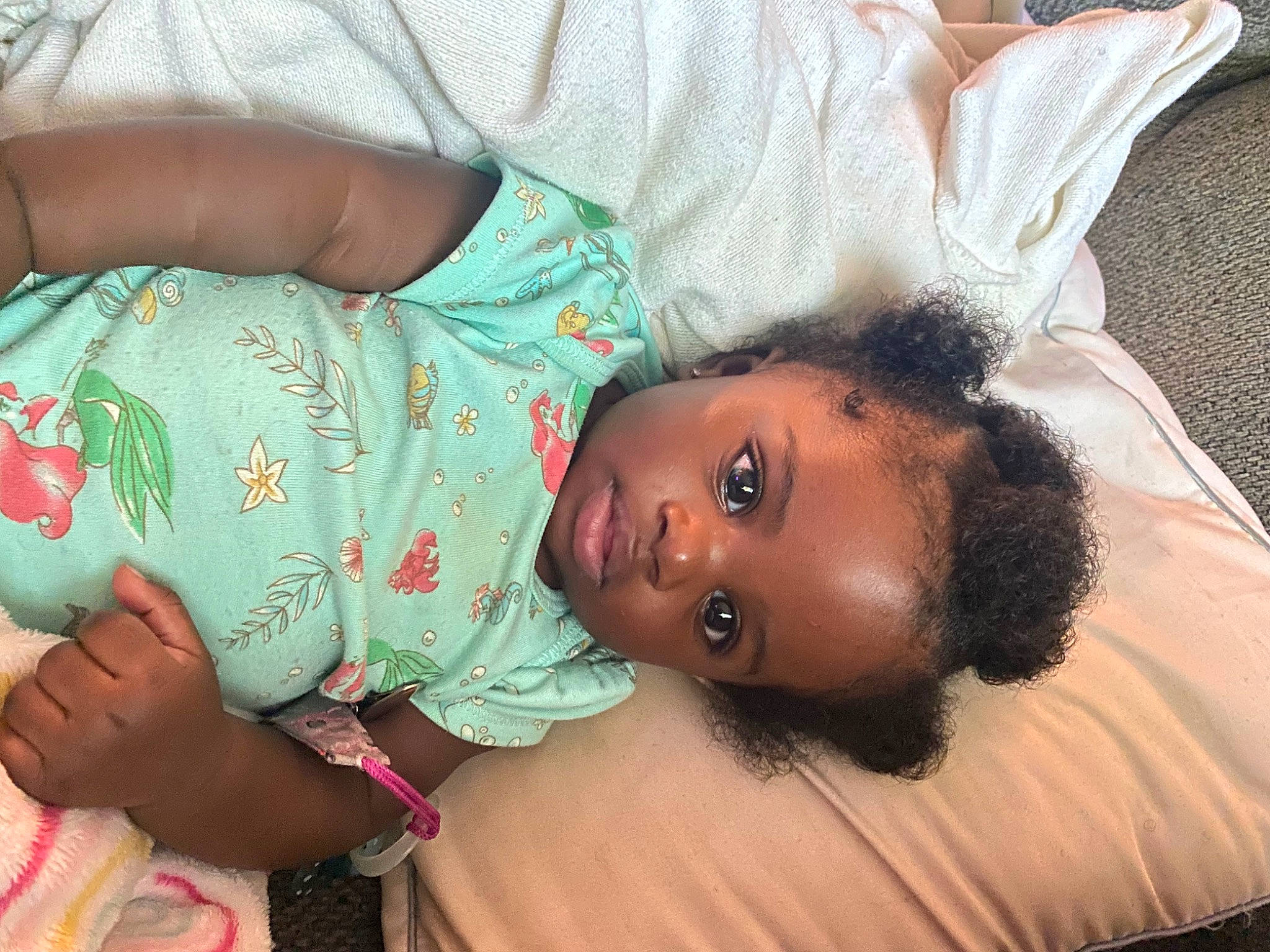 A Riyah joined the competition — help win amazing prizes! abdomen, baby, baby_toddler_clothing, cheek, chest, child, comfort, elbow, eyelash, happy, nose, pattern, person, room, skin, sleeve, toddler, trunk